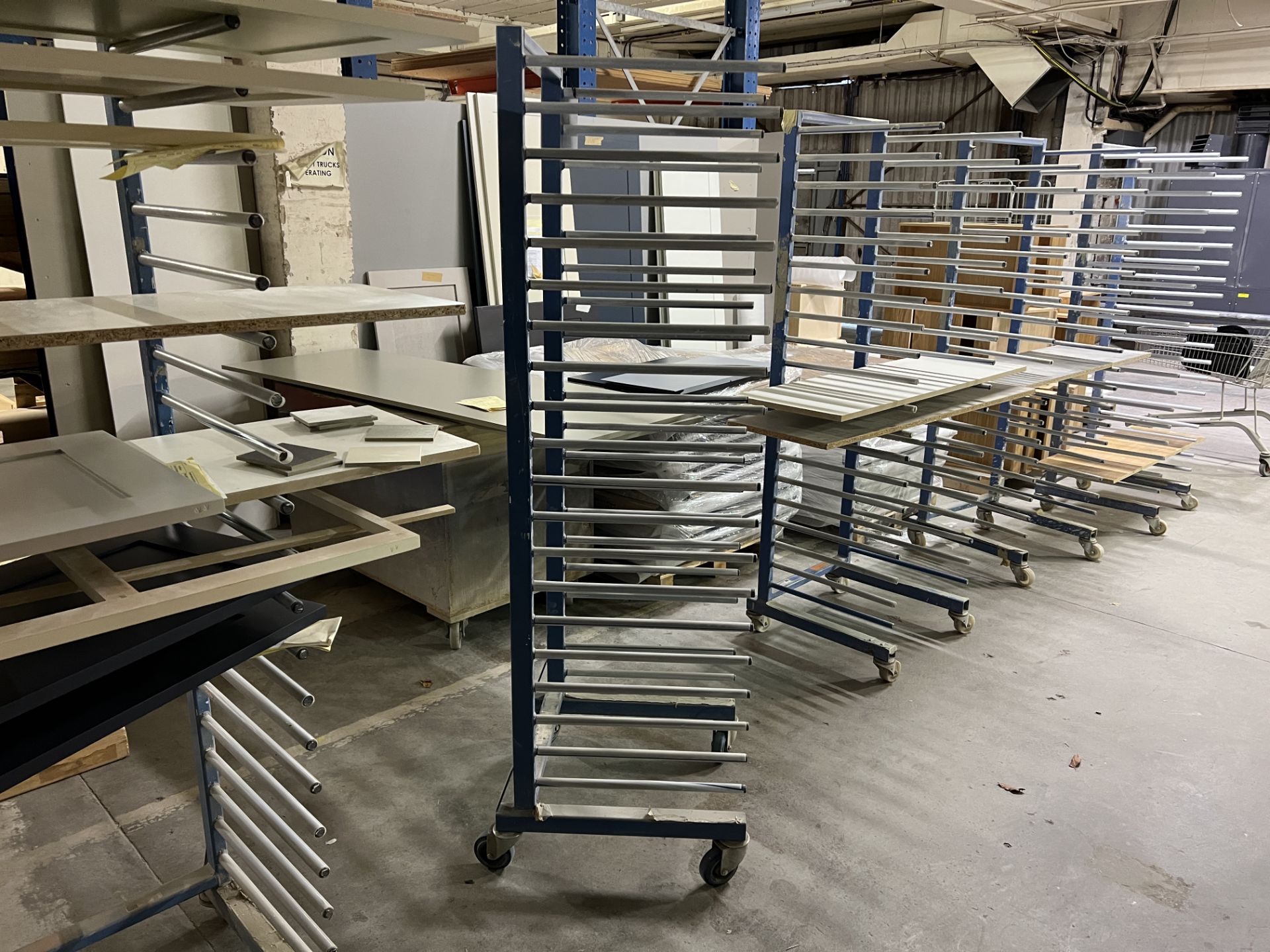 28 x Multi arm drying trolleys, approx. size 570mm x 550mm x 1.88m, location Manor Building - Image 3 of 4