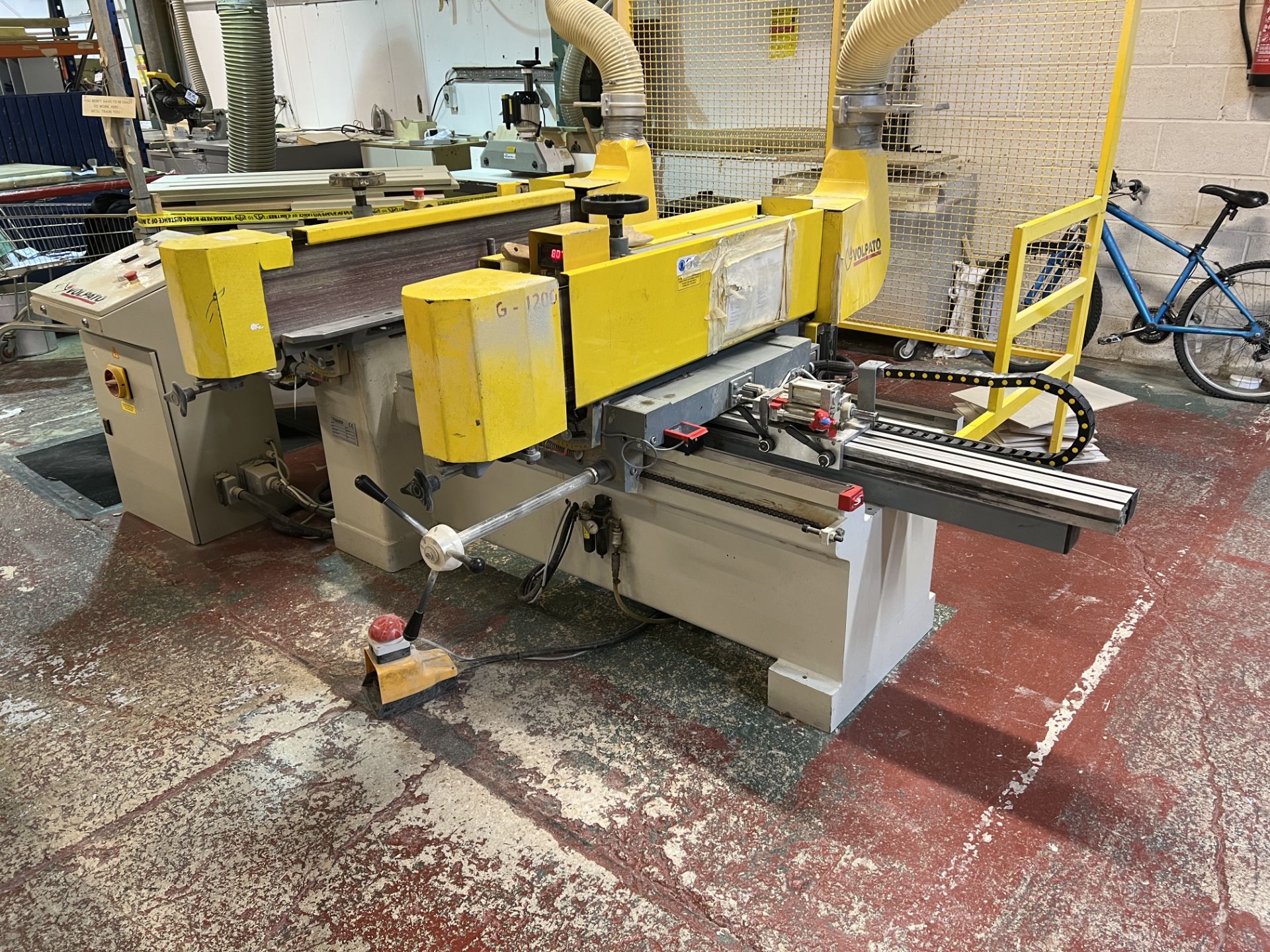 Volpato - Lasm RCG-1200 double sided wide belt box sander, belt speed 26 metres second with 920mm - Image 2 of 9