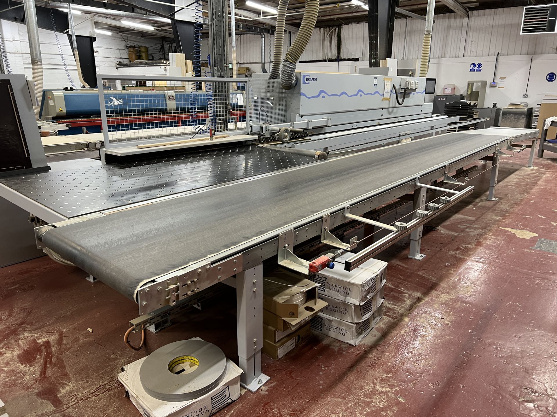 Brandt Highflex 1650 KDF 650 single sided edgebander, edge material thickness up to 15mm, - Image 10 of 32