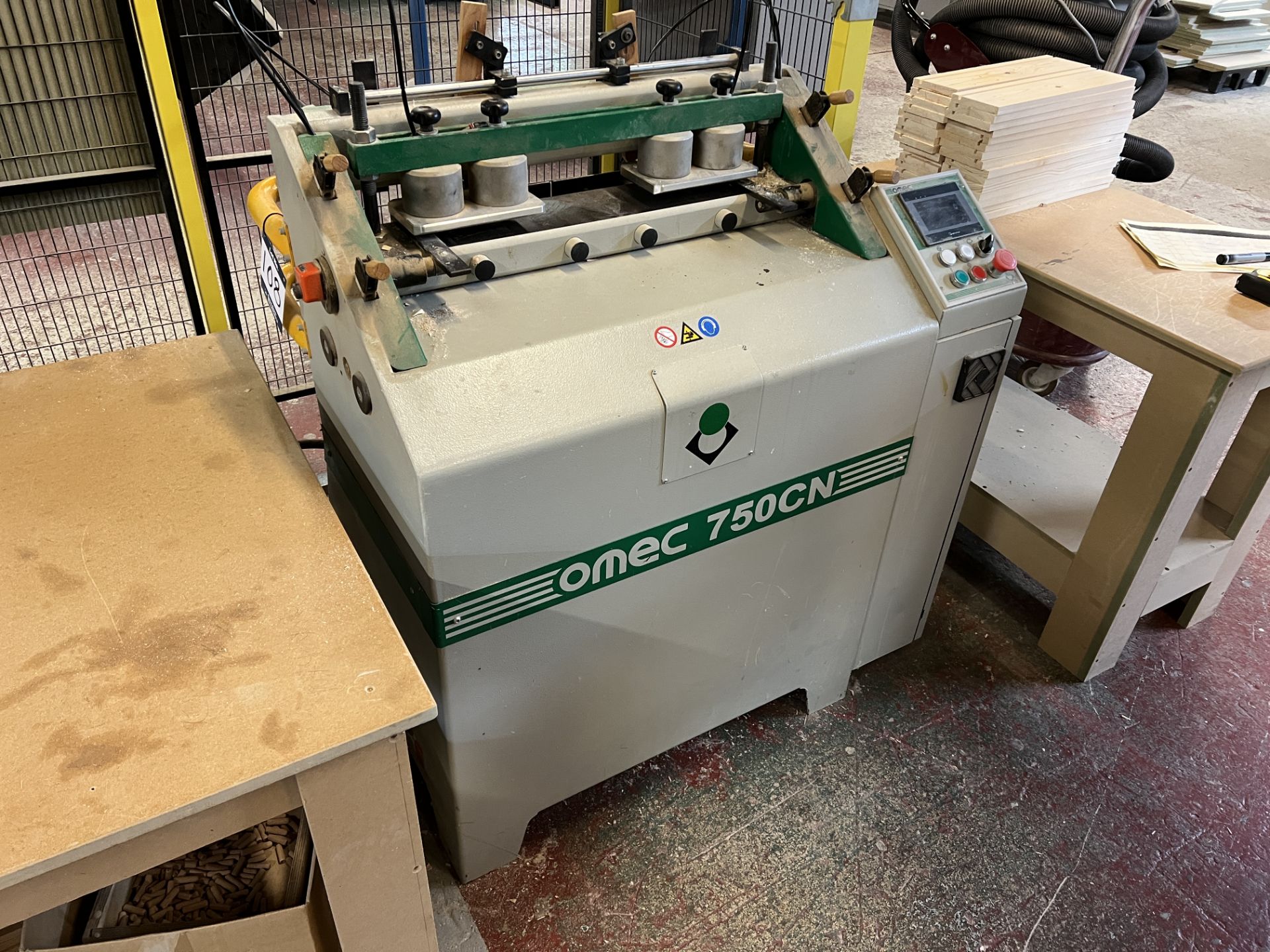 Omec 750 CN dovetailer with Weintek display, single spindle, spindle speed up to 18,000rpm, 2 feed - Image 2 of 6