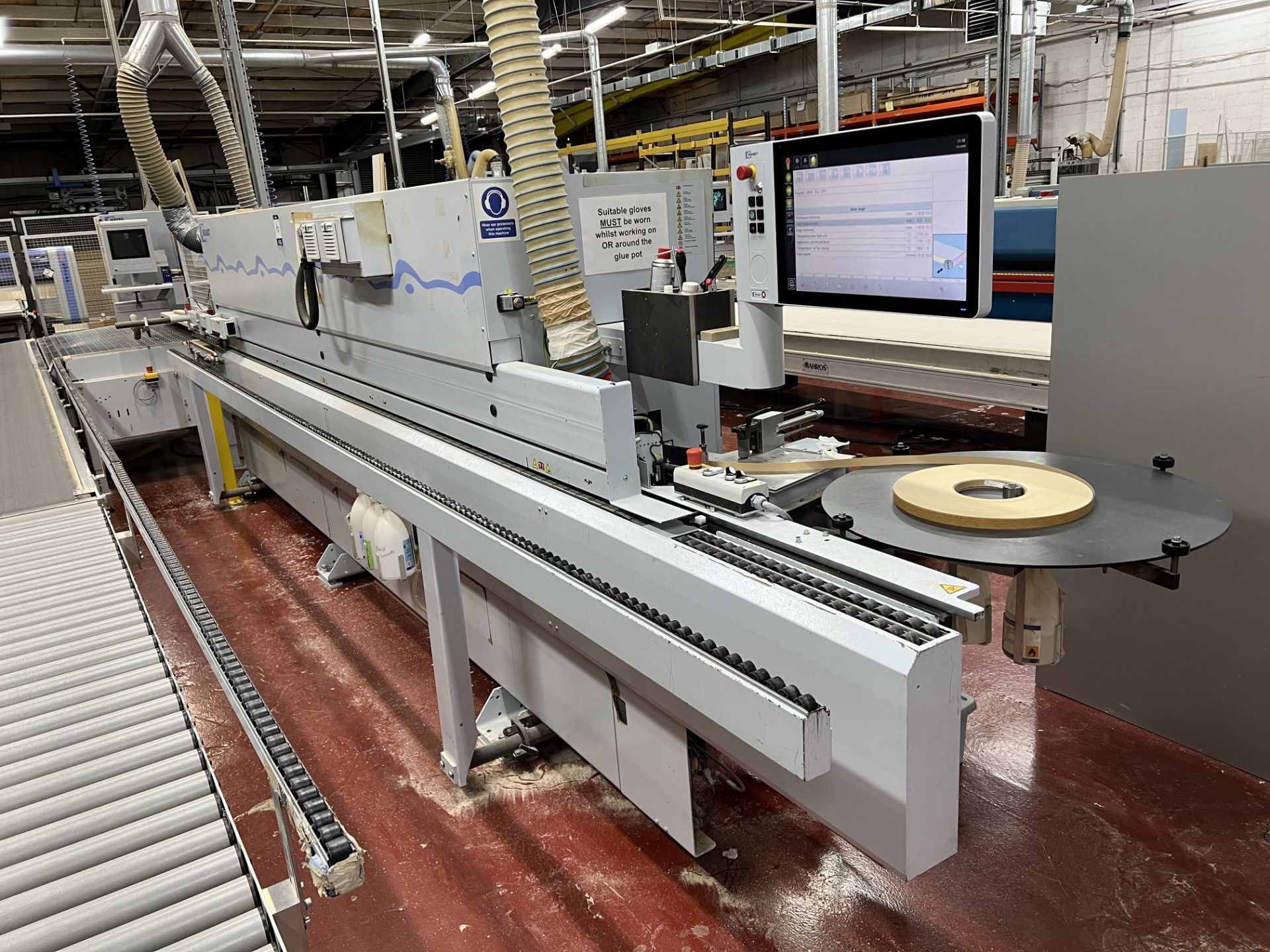 Brandt Highflex 1650 KDF 650 single sided edgebander, edge material thickness up to 15mm, - Image 9 of 32
