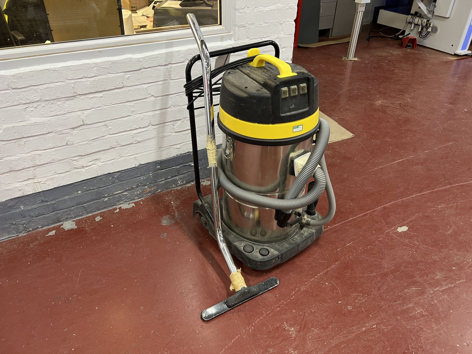 Unbranded mobile Industrial vacuum cleaner 230 volts (No makers Plate), location Unit 3