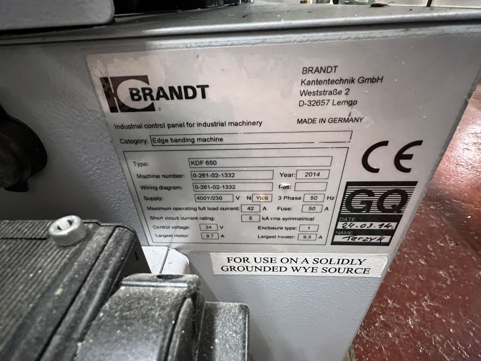 Brandt Highflex 1650 KDF 650 single sided edgebander, edge material thickness up to 15mm, - Image 31 of 32