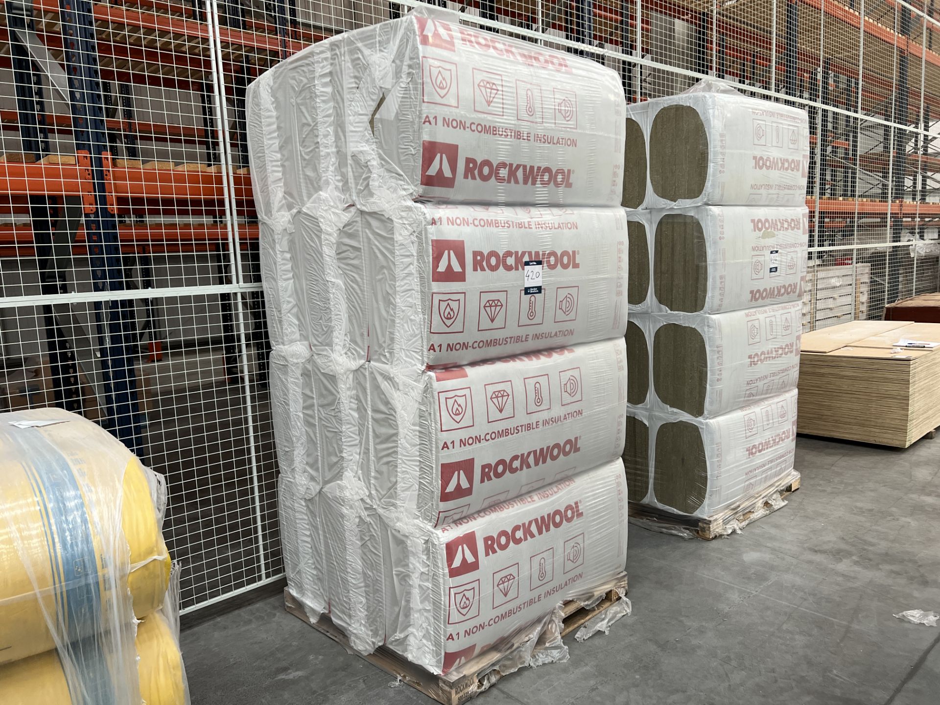 Rockwool RW3 30mm x 600mm x 1200 x 12 A1 non combustible insulation slabs per pack, Qty 12 packs (