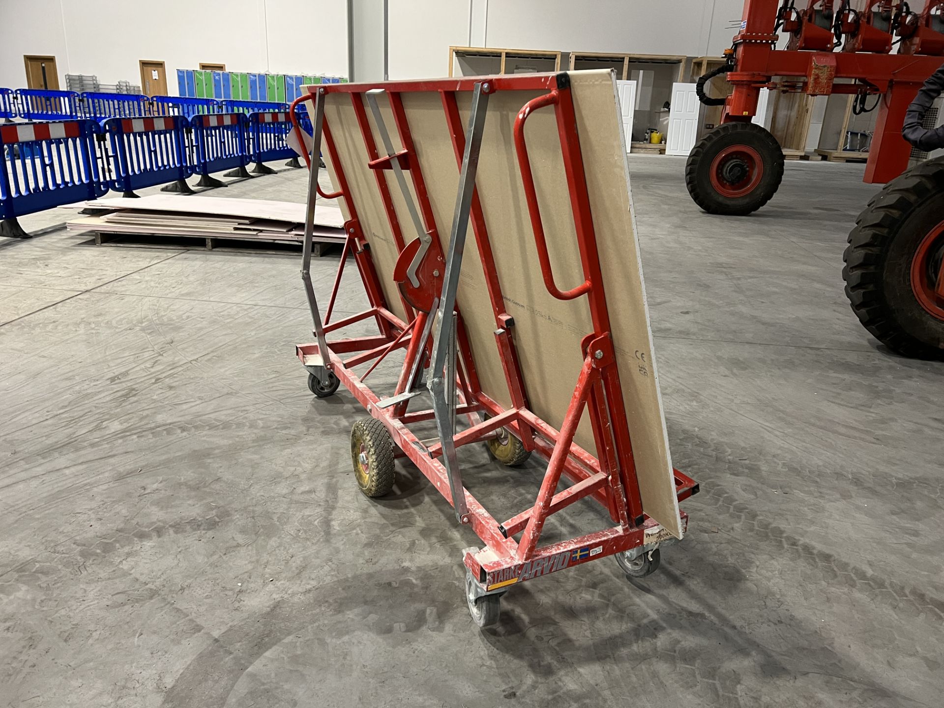 Starke Arvid 10-600 material sheet trolley, S/No. 1916 (2018), 500kg capacity, max sheet size 2, - Image 2 of 6