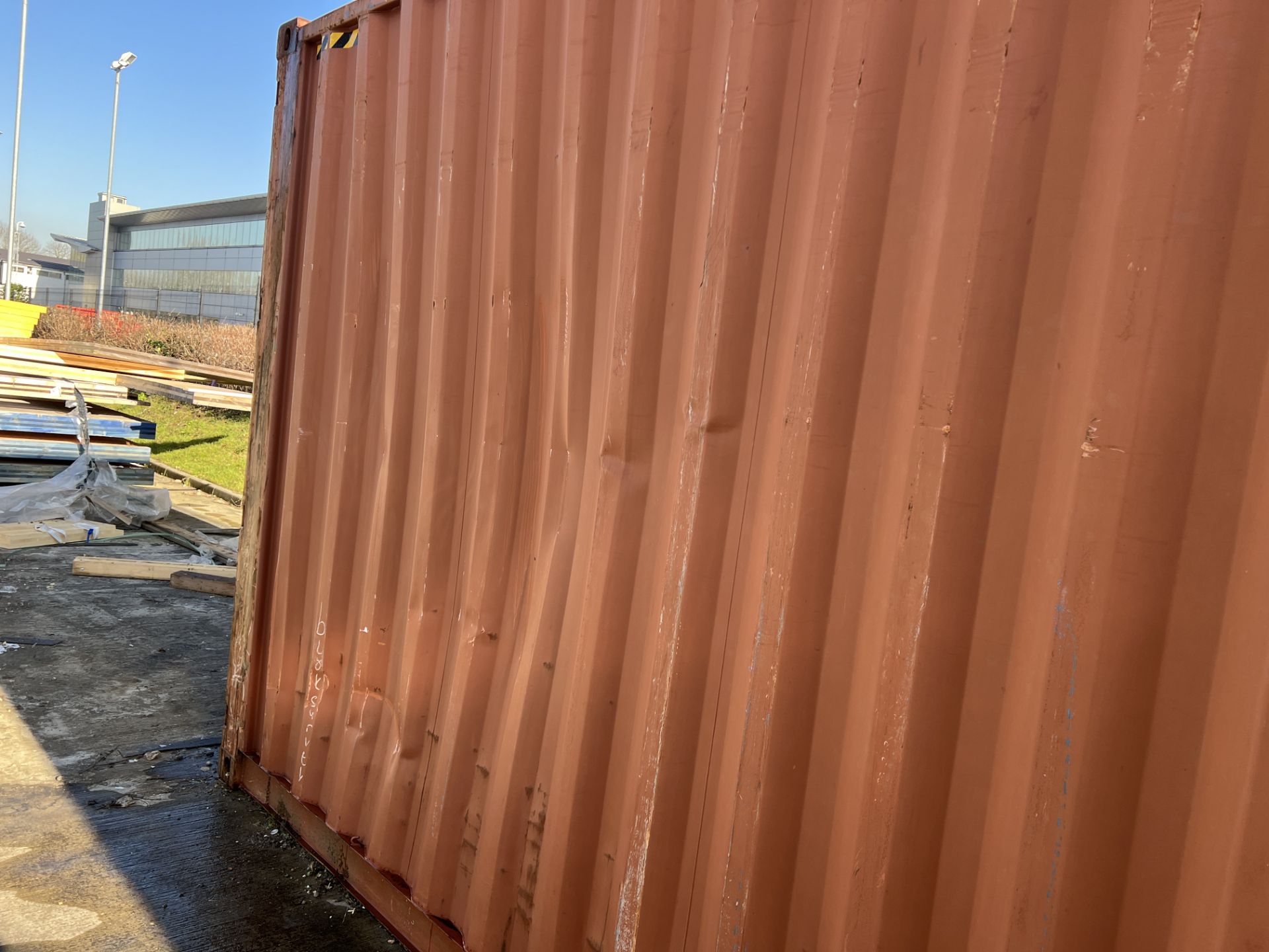 Tai International Container Corp 12m (L) x 2.4m (W) x 2.9 m (H) steel shipping container with double - Image 6 of 10