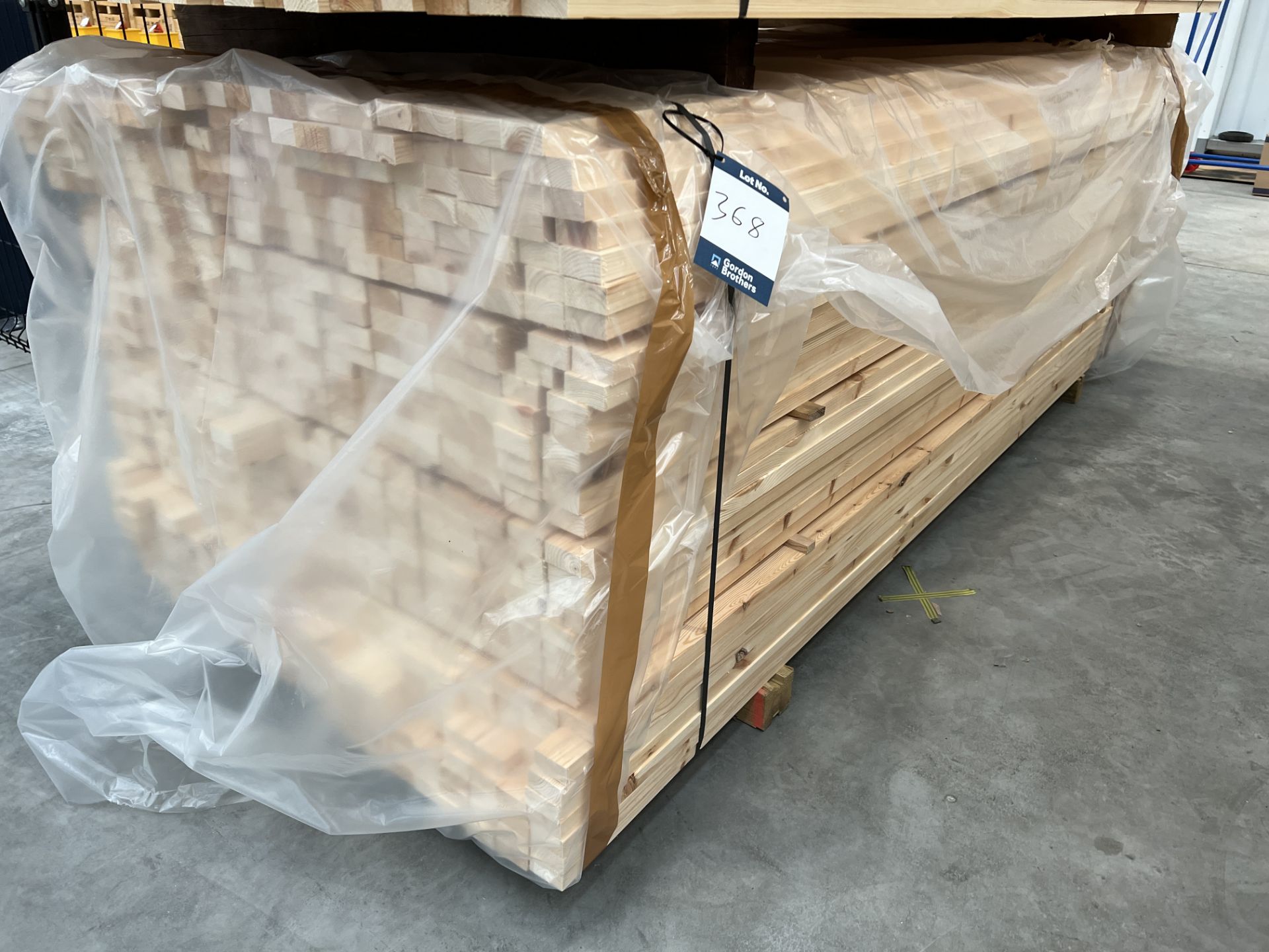 Qty 500 Planned battens of softwood 2.5m long x 50mm x 25mm (Unused)