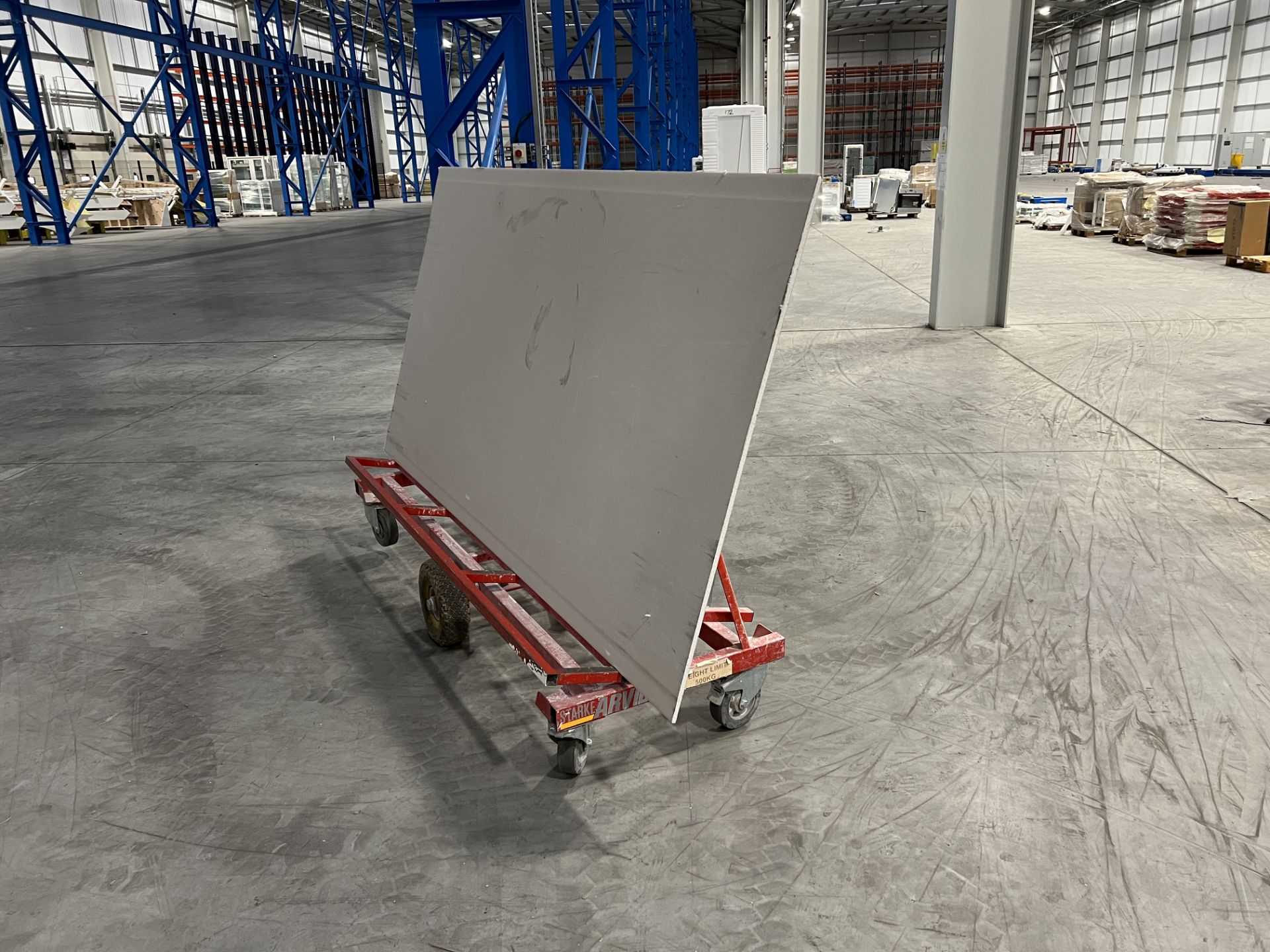Starke Arvid 10-600 material sheet trolley, S/No. 1916 (2018), 500kg capacity, max sheet size 2,