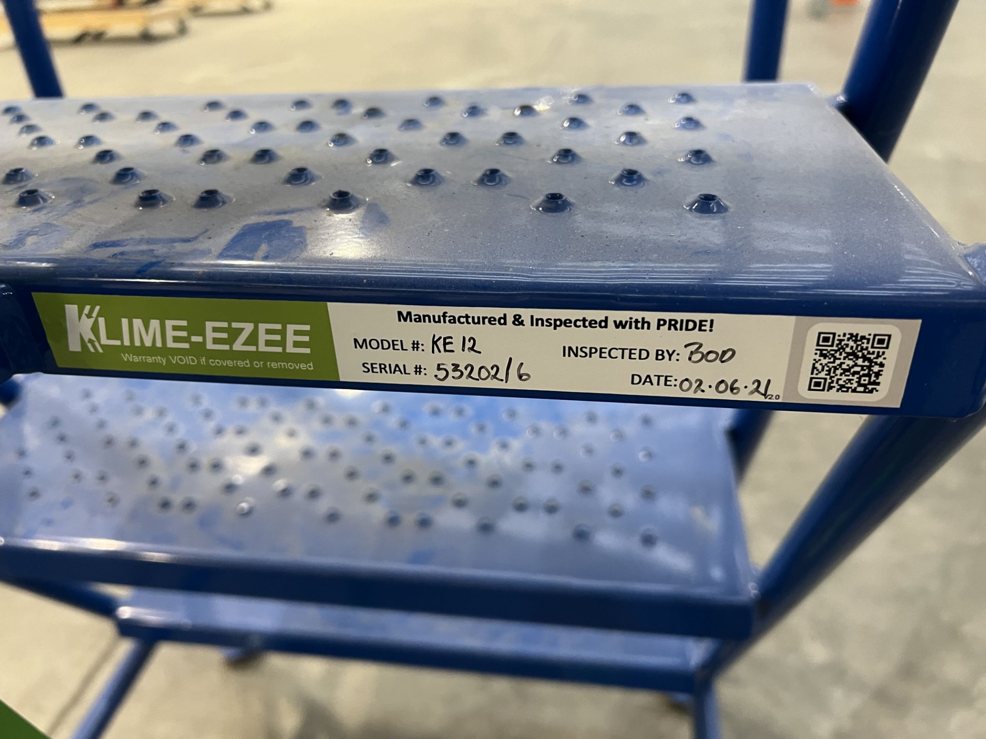 KLIME-EZEE KE12, 12 tread mobile warehouse steps (2021), SWL 300Kg (Unused) - Image 5 of 7