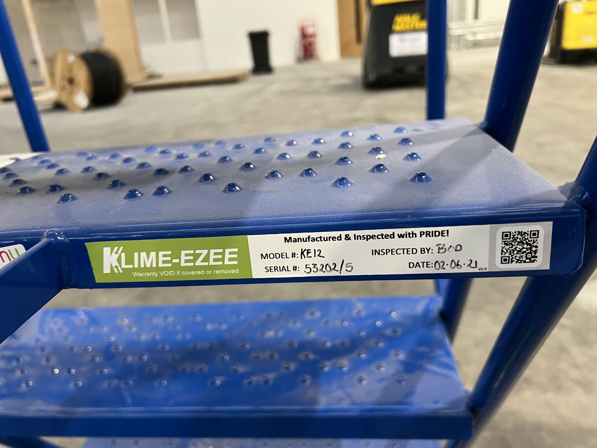 KLIME-EZEE KE12, 12 tread mobile warehouse steps (2021), SWL 300Kg (Unused) - Image 5 of 7