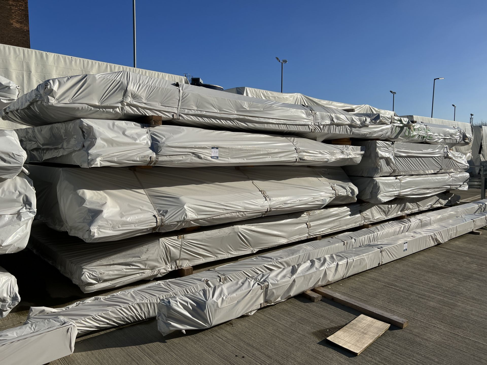 Qty 6 wrapped packs of cross laminate timber (CLT) previously constructed for timber framed house M2 - Image 2 of 5