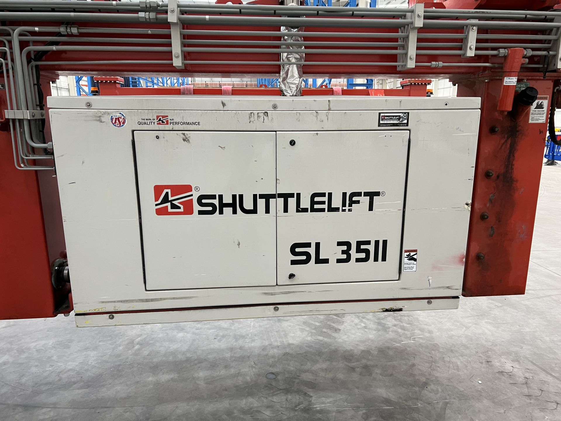 Shuttlelift SL35II rubber tired straddle gantry crane, S/no. 562-0717 (2017), maximum rated capacity - Image 8 of 31