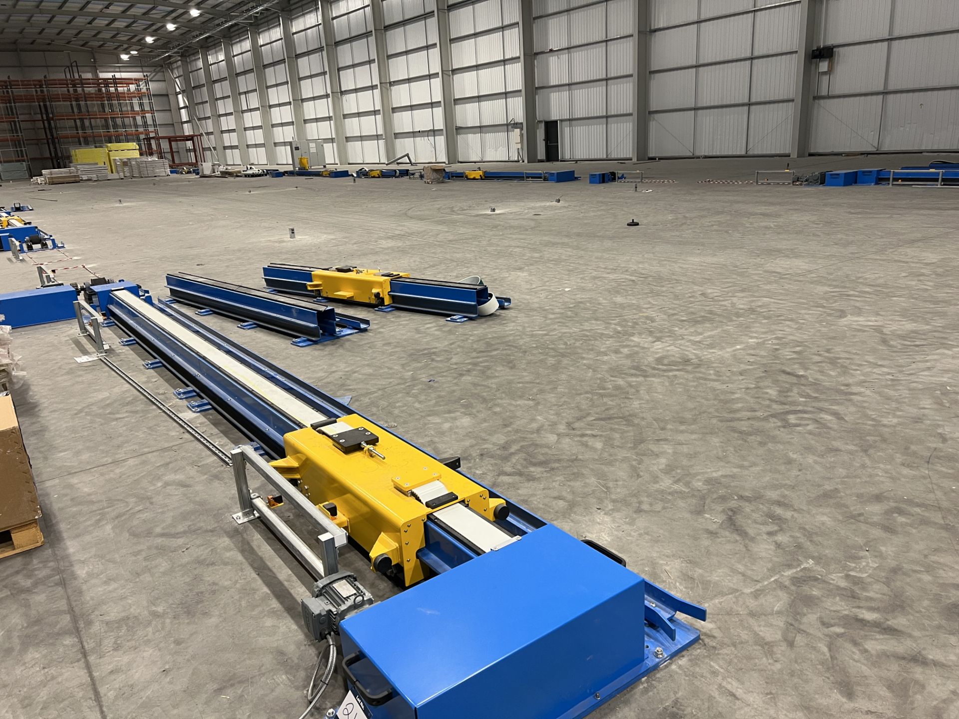 The following items of equipment from lot 21 the Tracoinsa Systems UK conveying system (2021)