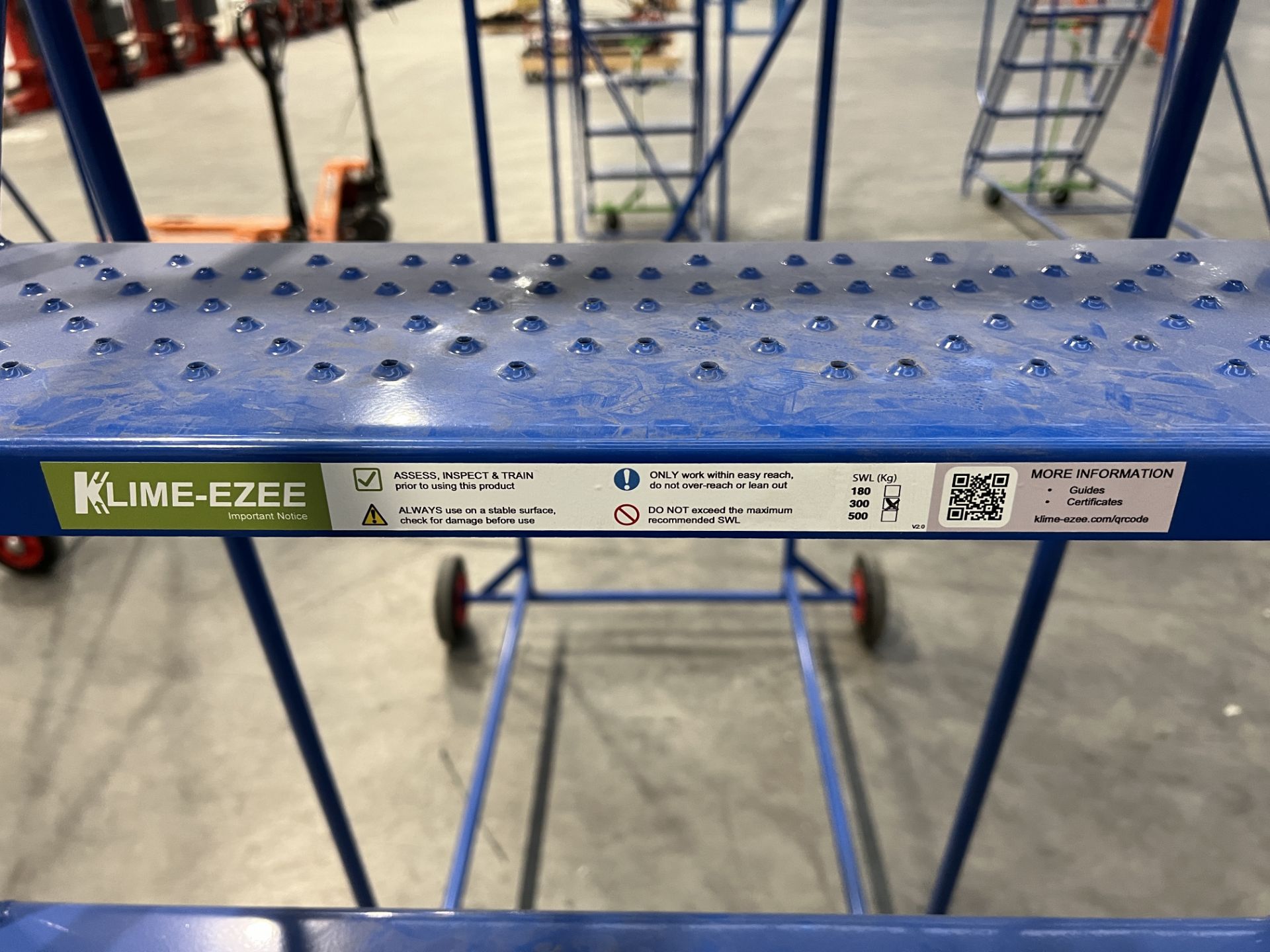 KLIME-EZEE KE12, 12 tread mobile warehouse steps (2021), SWL 300Kg (Unused) - Image 5 of 6