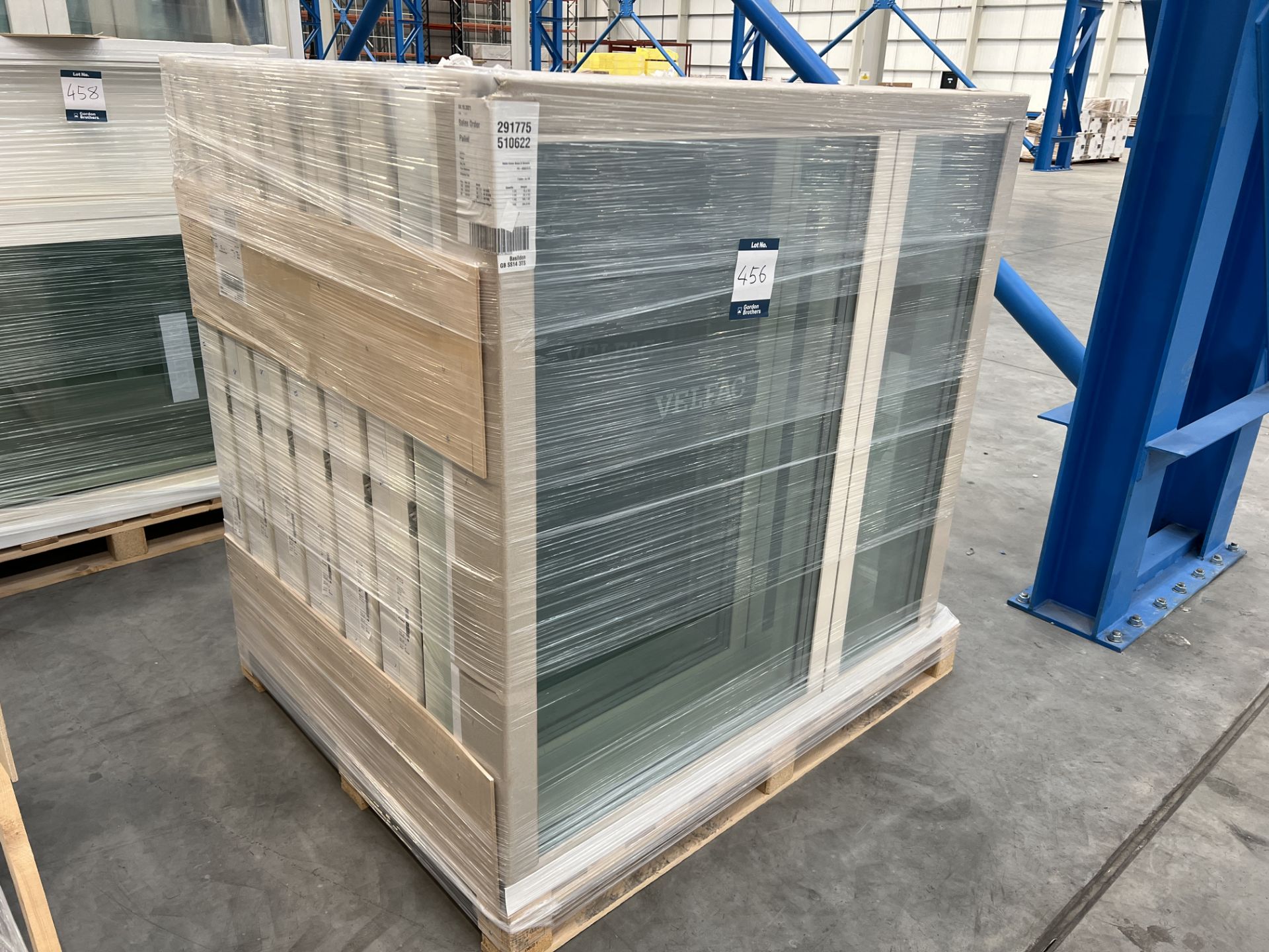 Qty 7 Velfac double glassed window units, size 1340mm (W) x 1297mm (H) as lotted (Unused) - Image 2 of 4