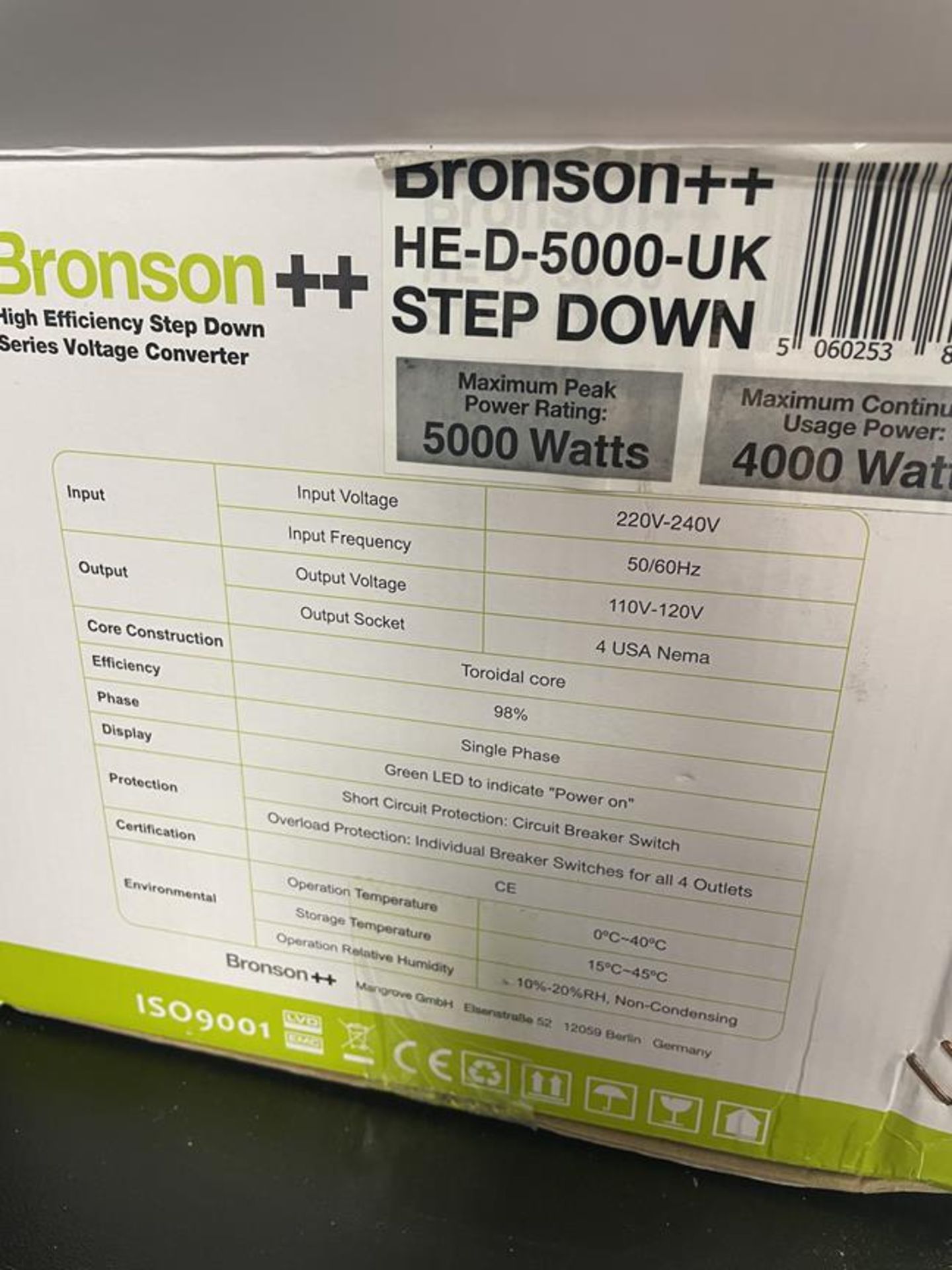 Bronson++ Step Down Series Voltage Converter, Max 5000W (GB REF#73) - Image 2 of 3