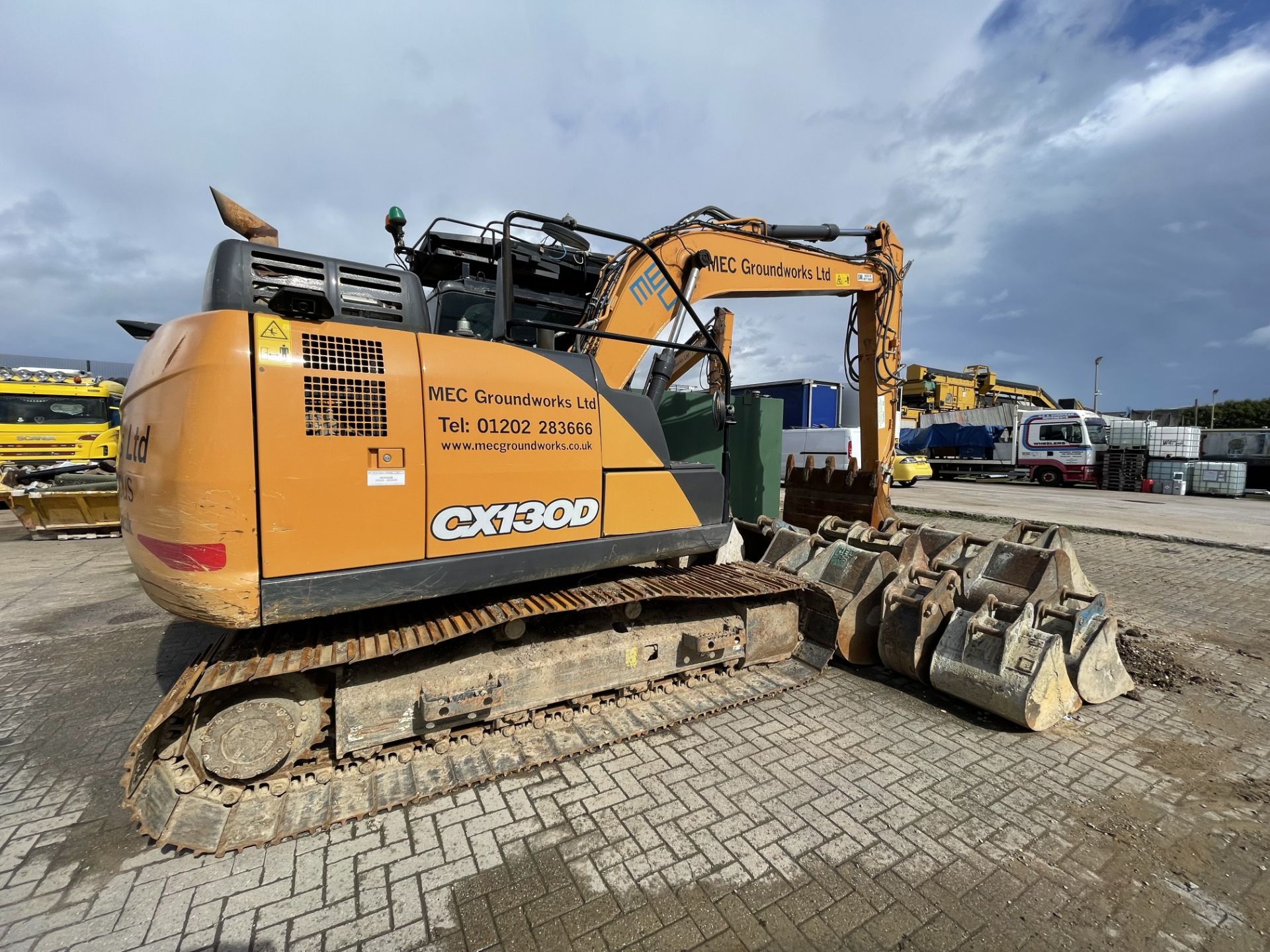 Case CX130D 13 Ton Excavator, S/N NSU13DMNZLA13806 (2019) 5836.6 Hrs, Max operating mass 1500kg with