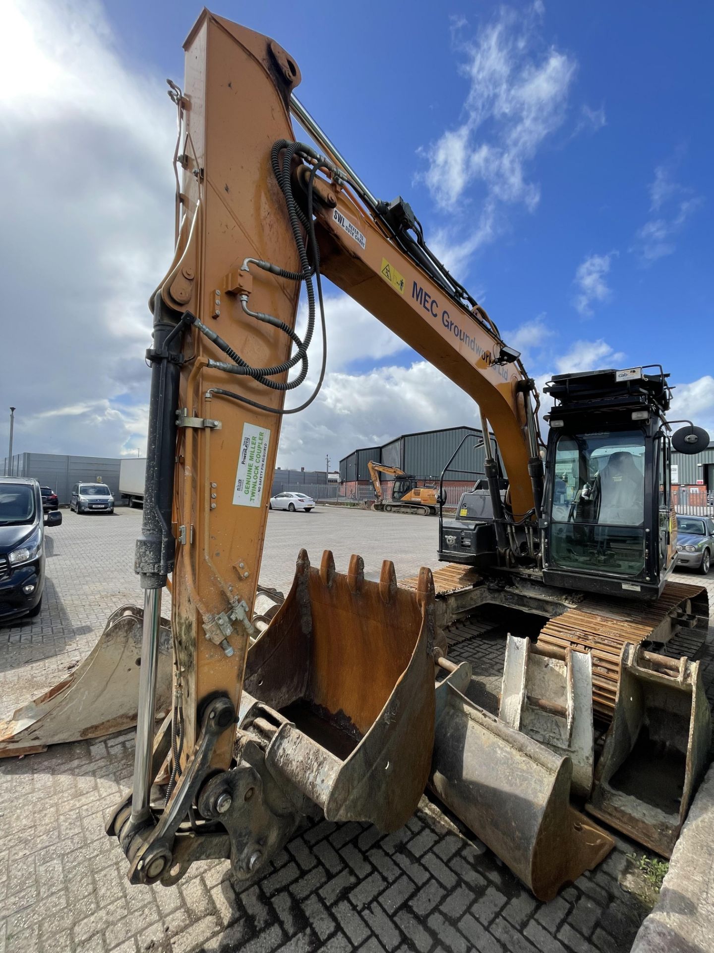 Case CX130D 13 Ton Excavator, S/N NSU13DMNZLA13806 (2019) 5836.6 Hrs, Max operating mass 1500kg with - Image 3 of 7