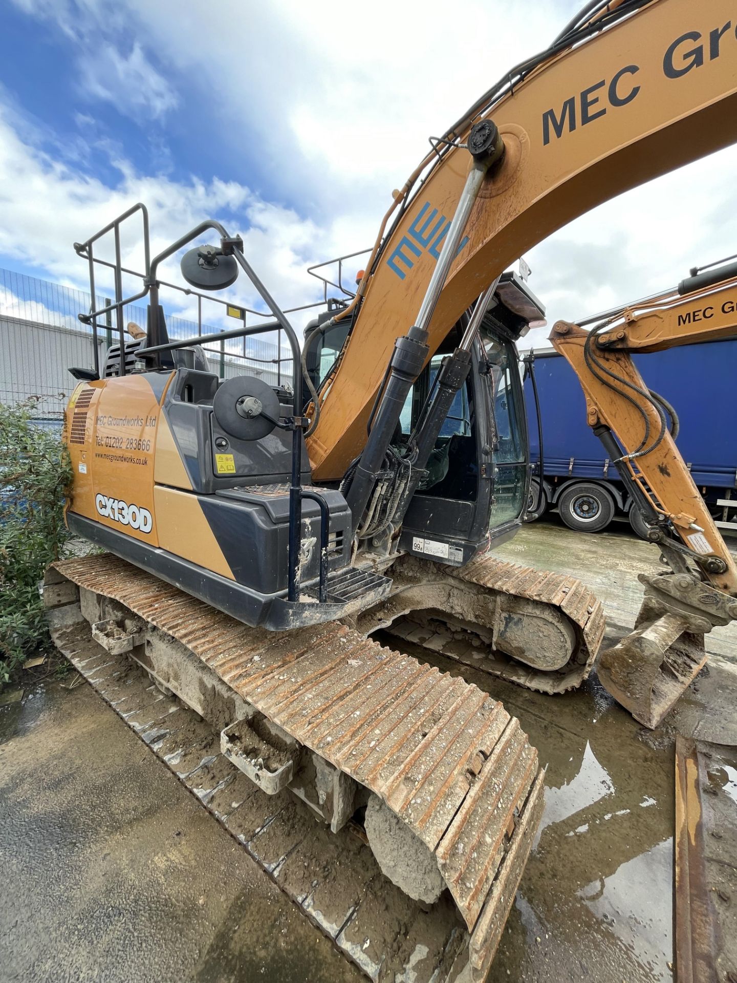 Case CX130D 13 Ton Excavator, S/N NSU13DMNZLA13867 (2019) 5932.6 Hrs, Max operating mass 1500kg with - Image 4 of 6