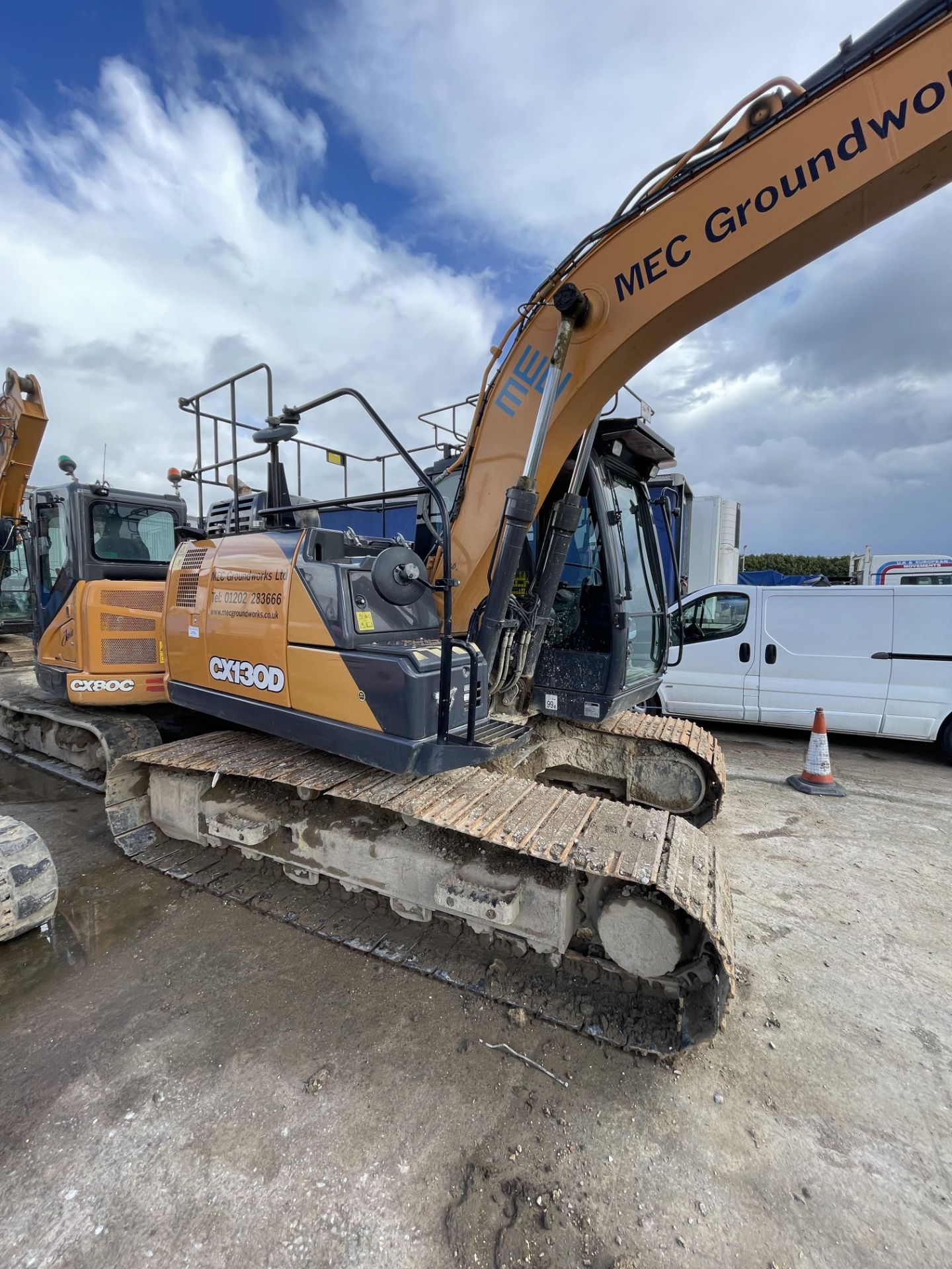Case CX130D 13 Ton Excavator, S/N NSU13DMNZLA13863 (2019) 5709.8 Hrs, Max operating mass 1500kg with - Image 4 of 7