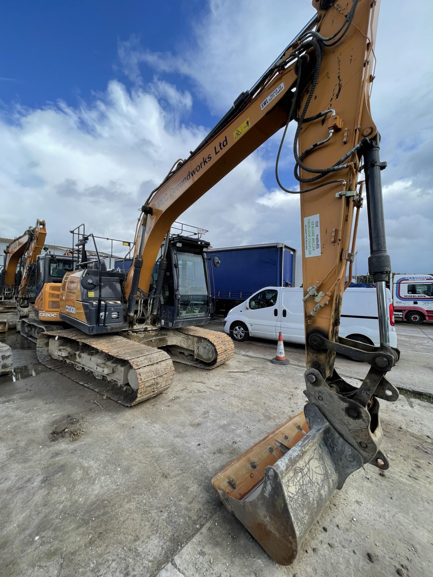 Case CX130D 13 Ton Excavator, S/N NSU13DMNZLA13863 (2019) 5709.8 Hrs, Max operating mass 1500kg with - Image 3 of 7