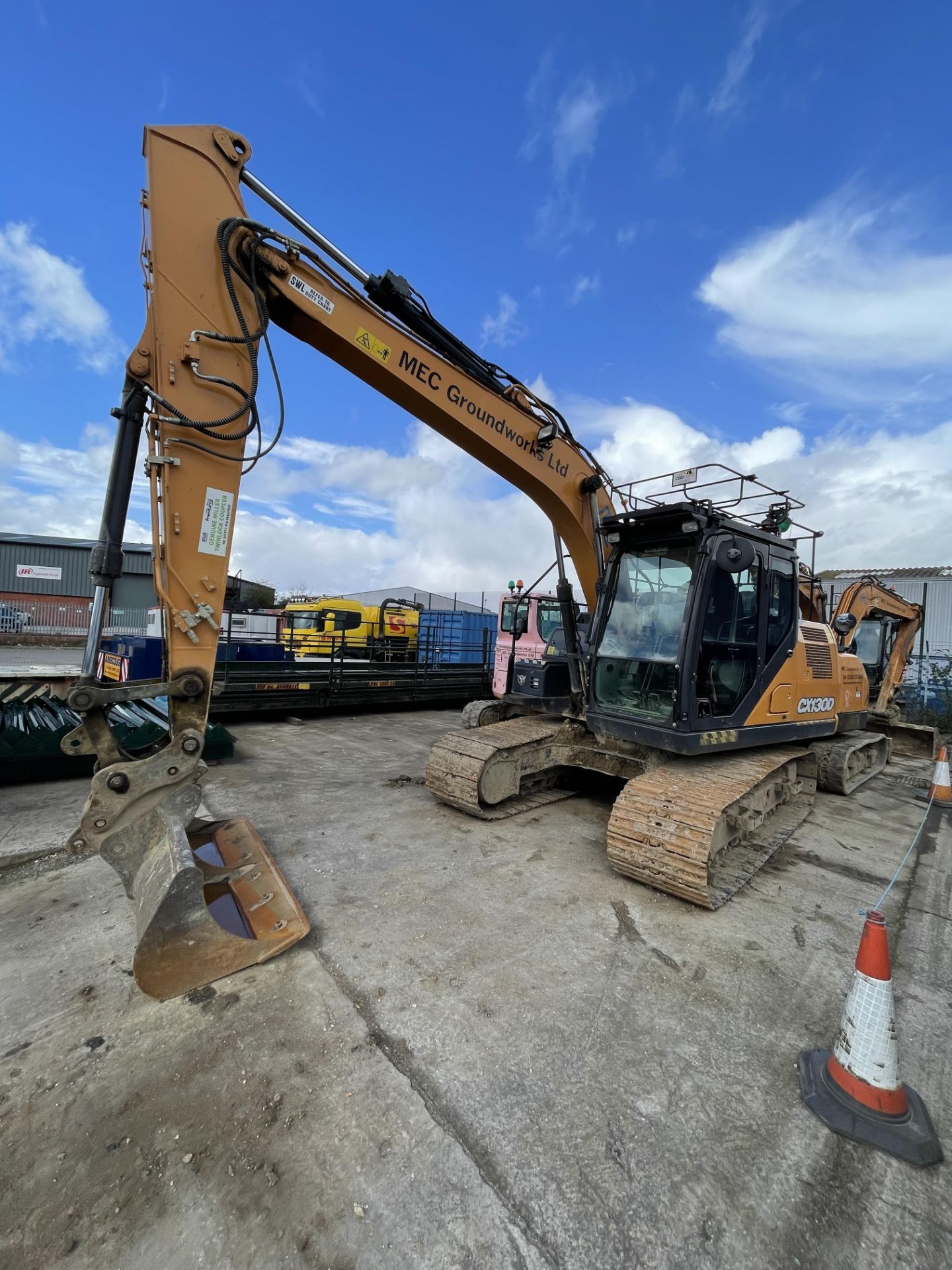 Case CX130D 13 Ton Excavator, S/N NSU13DMNZLA13863 (2019) 5709.8 Hrs, Max operating mass 1500kg with