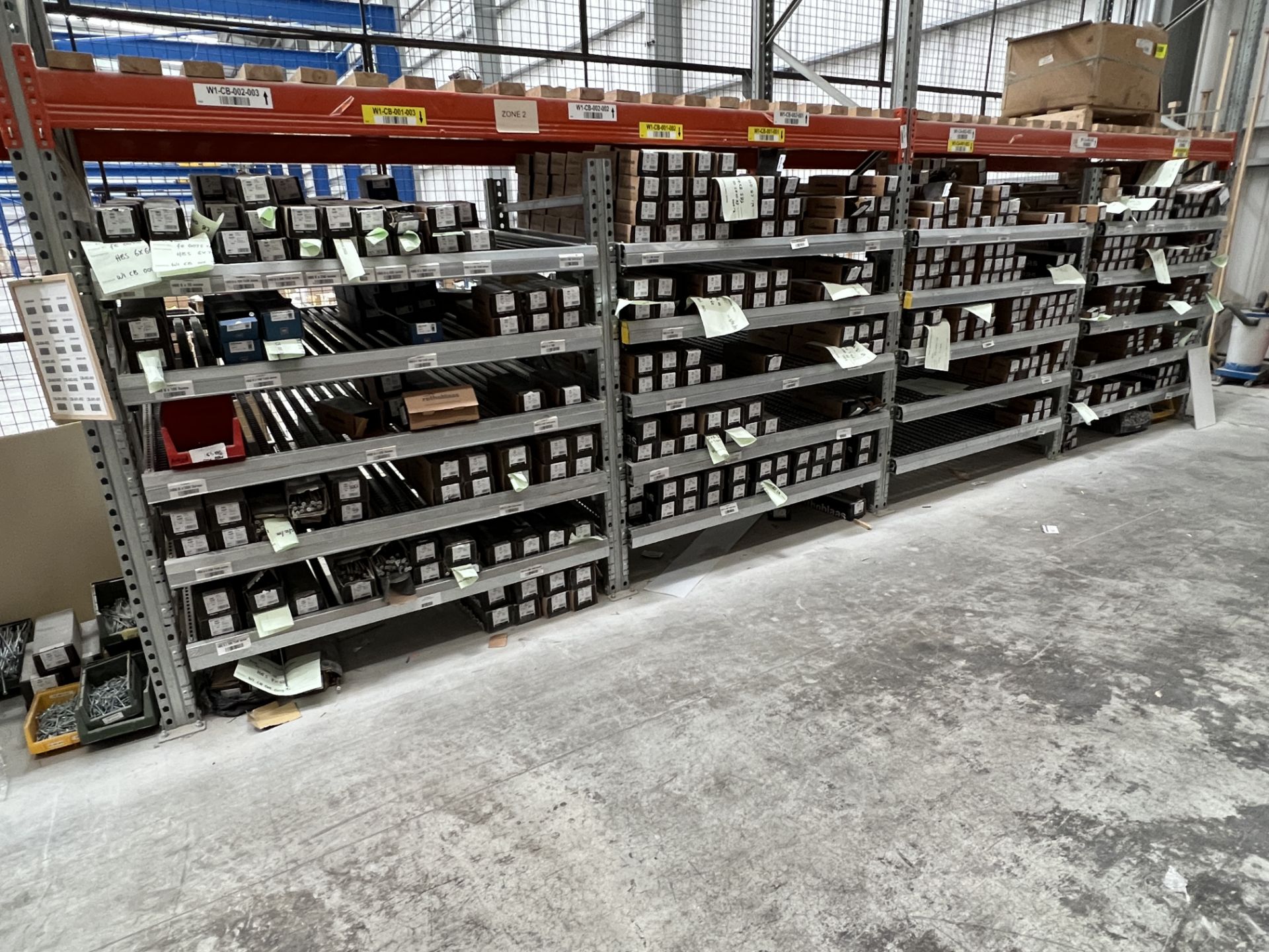 AF, high bay pallet racking consisting 15 bays with 150 x 3.3m x 140mm crossbeams, 17 x 10m x 1.2m - Image 4 of 12