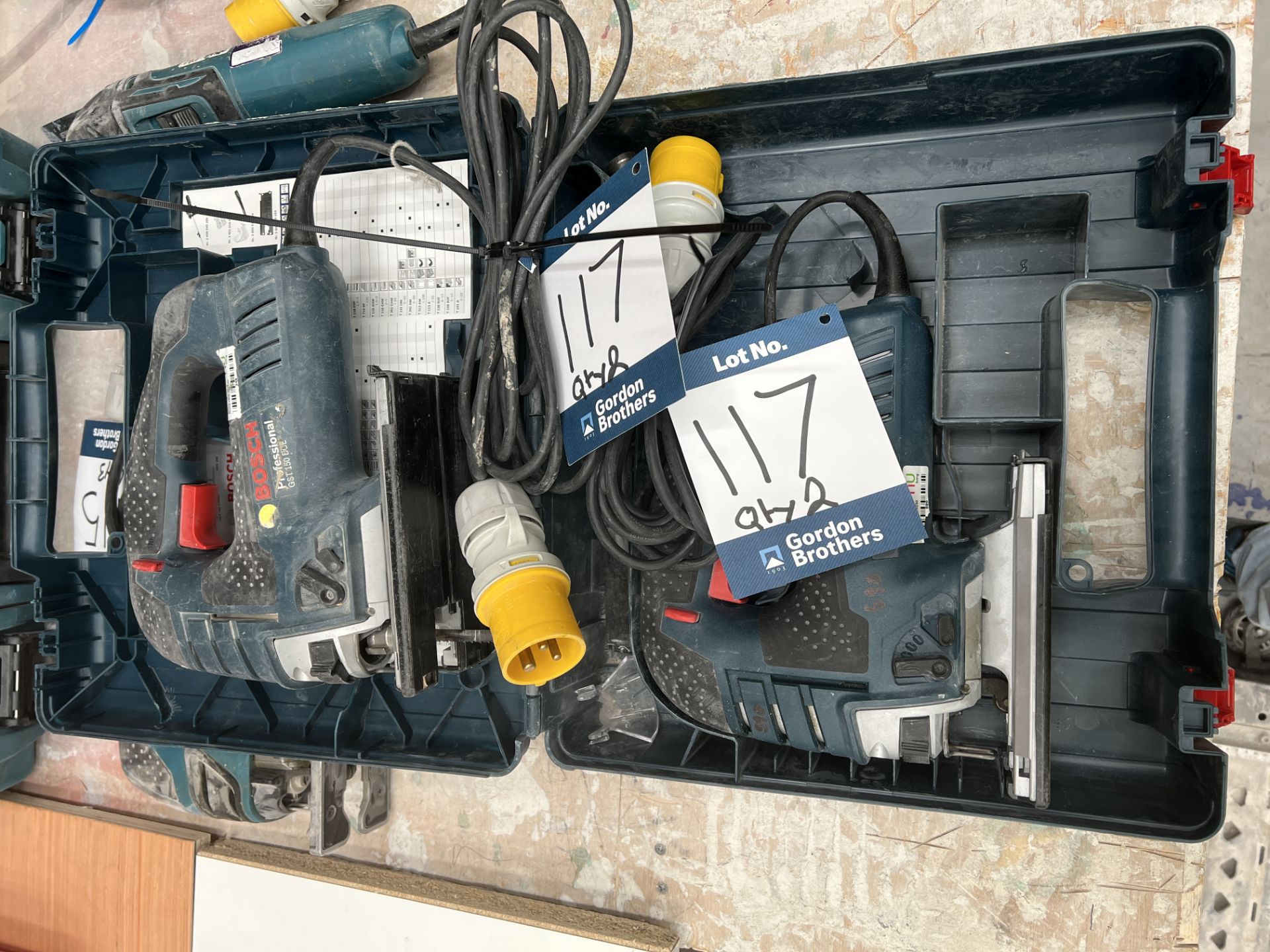 2x no.) Bosch, Professional GST150 BCE jigsaws, 110 volts (DOM: 2018) - Image 2 of 4