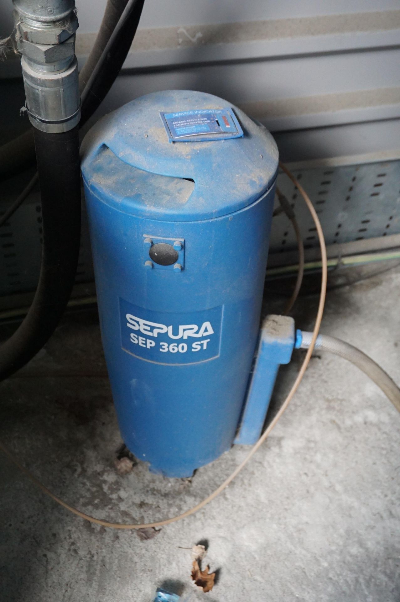 SICC, 1500/12784V, 1500L vertical welded air receiver tank, 11.5 bar max. working pressure, Serial - Image 4 of 7