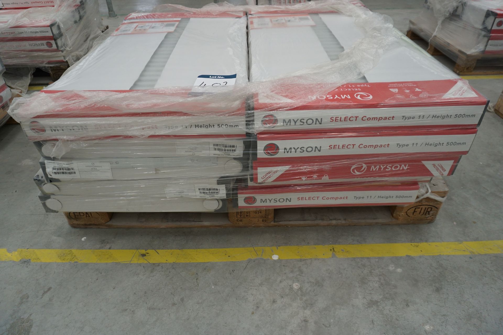 10x (no.) Myson, Select compact Type 11, 500 x 900mm Type SS50 90G white radiators - Image 2 of 4