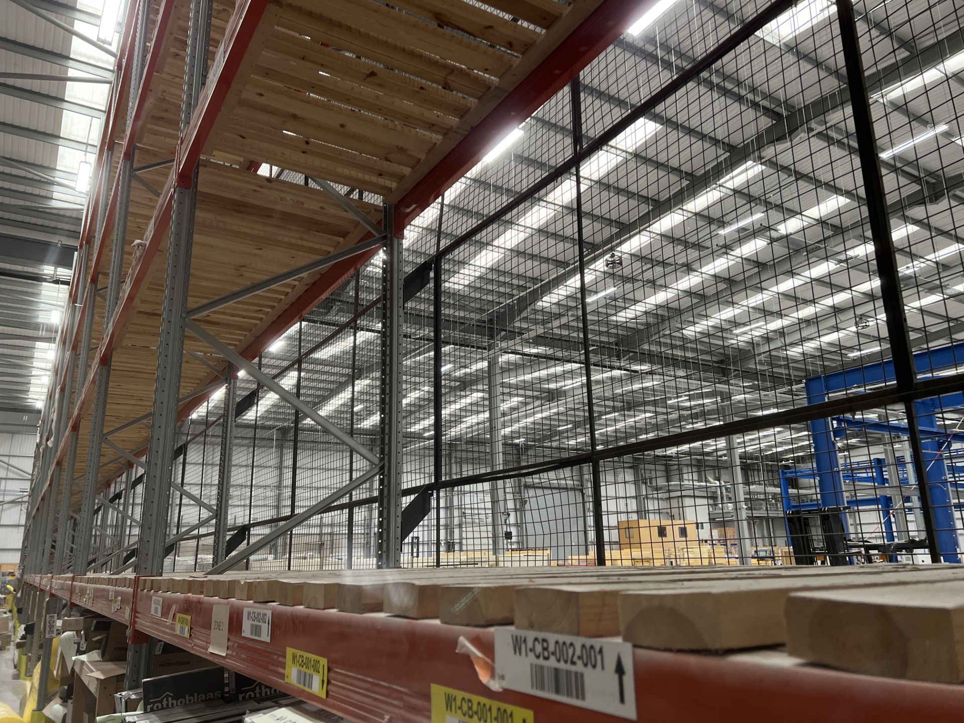 AF, high bay pallet racking consisting 15 bays with 150 x 3.3m x 140mm crossbeams, 17 x 10m x 1.2m - Image 6 of 12