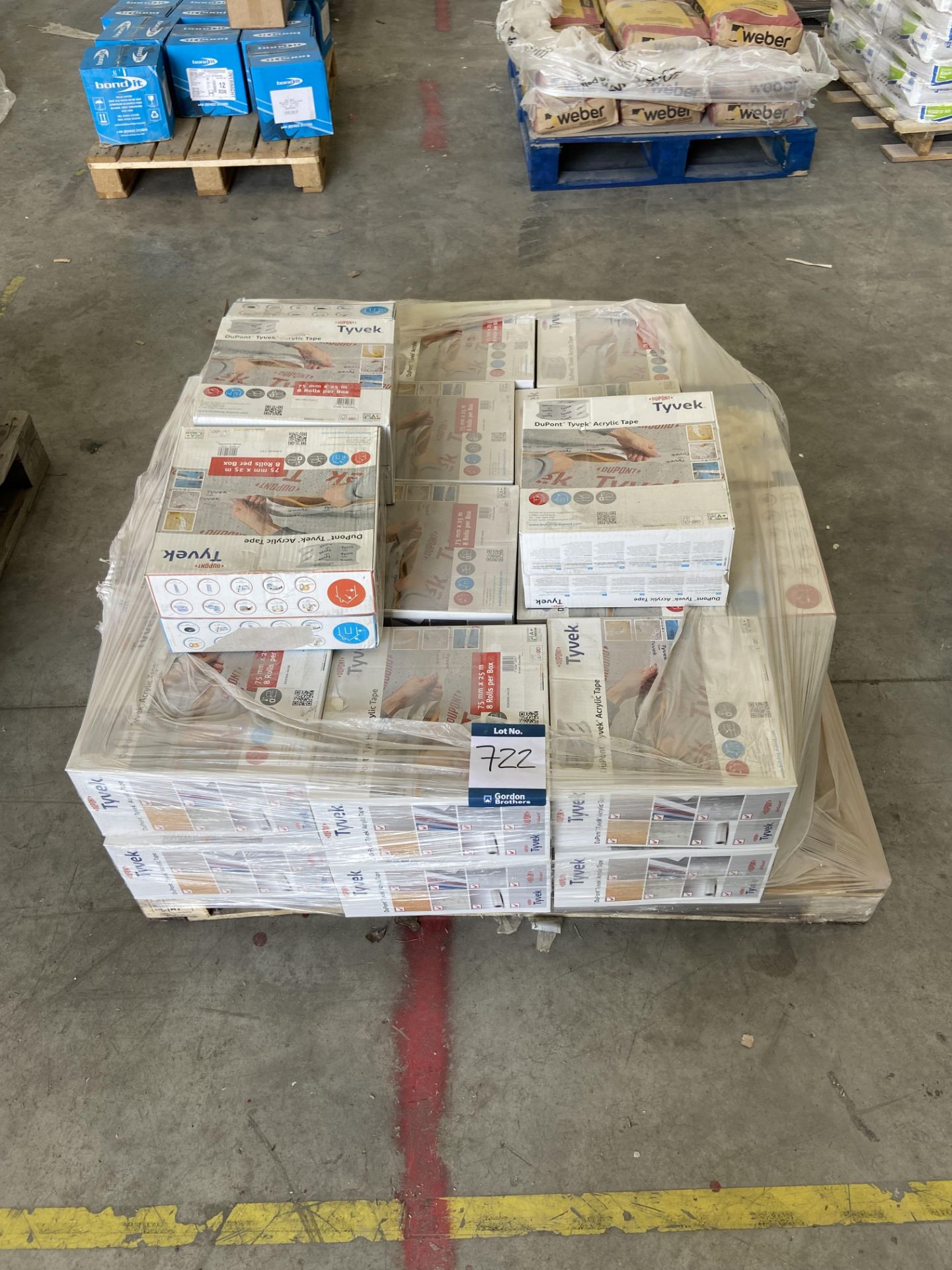 Dupont Tyvek acrylic tape 28 boxes