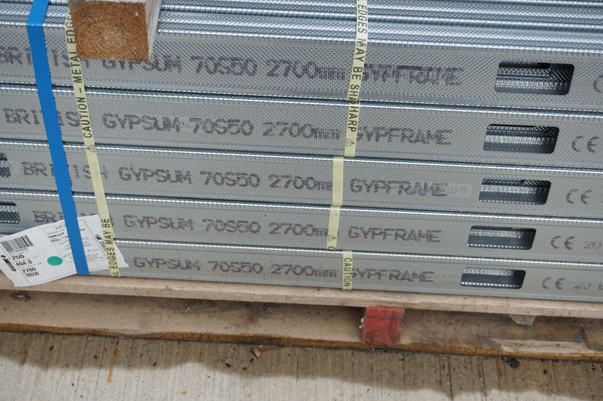 290x (no.) British Gypsum stud, 70S50 Gypframe, x 2700mm - Image 3 of 7