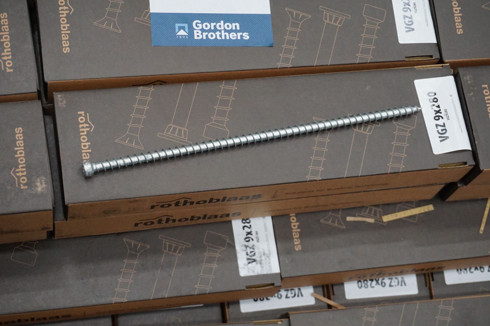 1x (no.) pallet box of Rothoblaas screws self tapping wood screws VGZ 9 x 280mm qty 3500 - Image 3 of 4