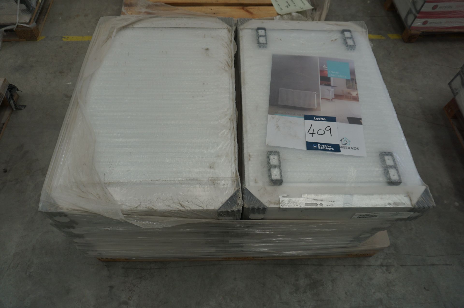 8x (no.) Towelrads, Compact T22 500 x 800mm white panel radiators, Part No. 2250080LN0113