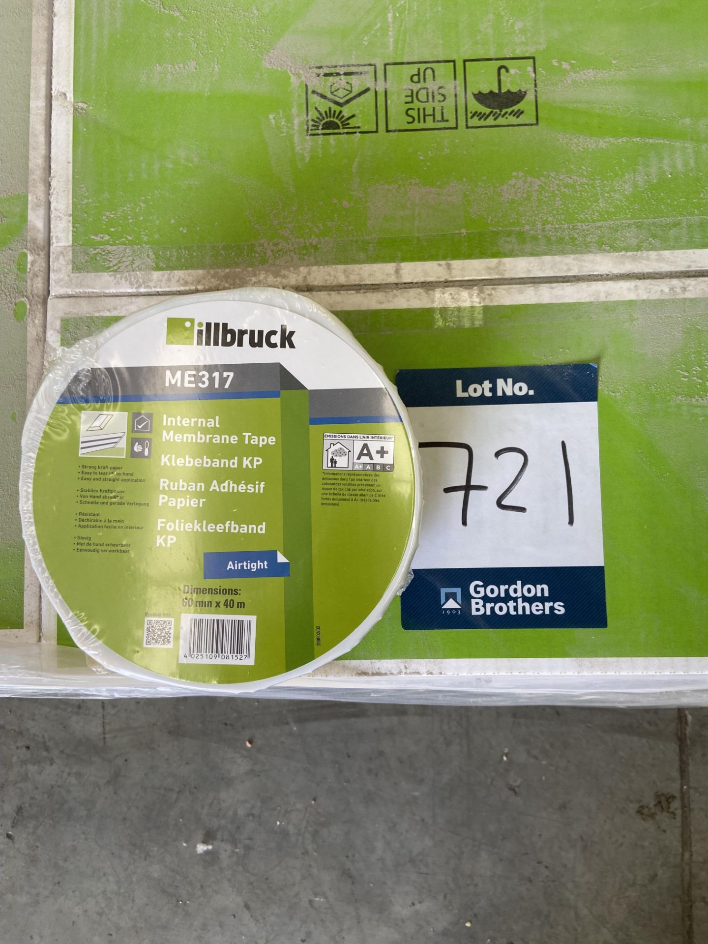 Illbruck ME317 internal membrane tape pallet pf 6 boxes with 8 rolls per box - Image 3 of 3