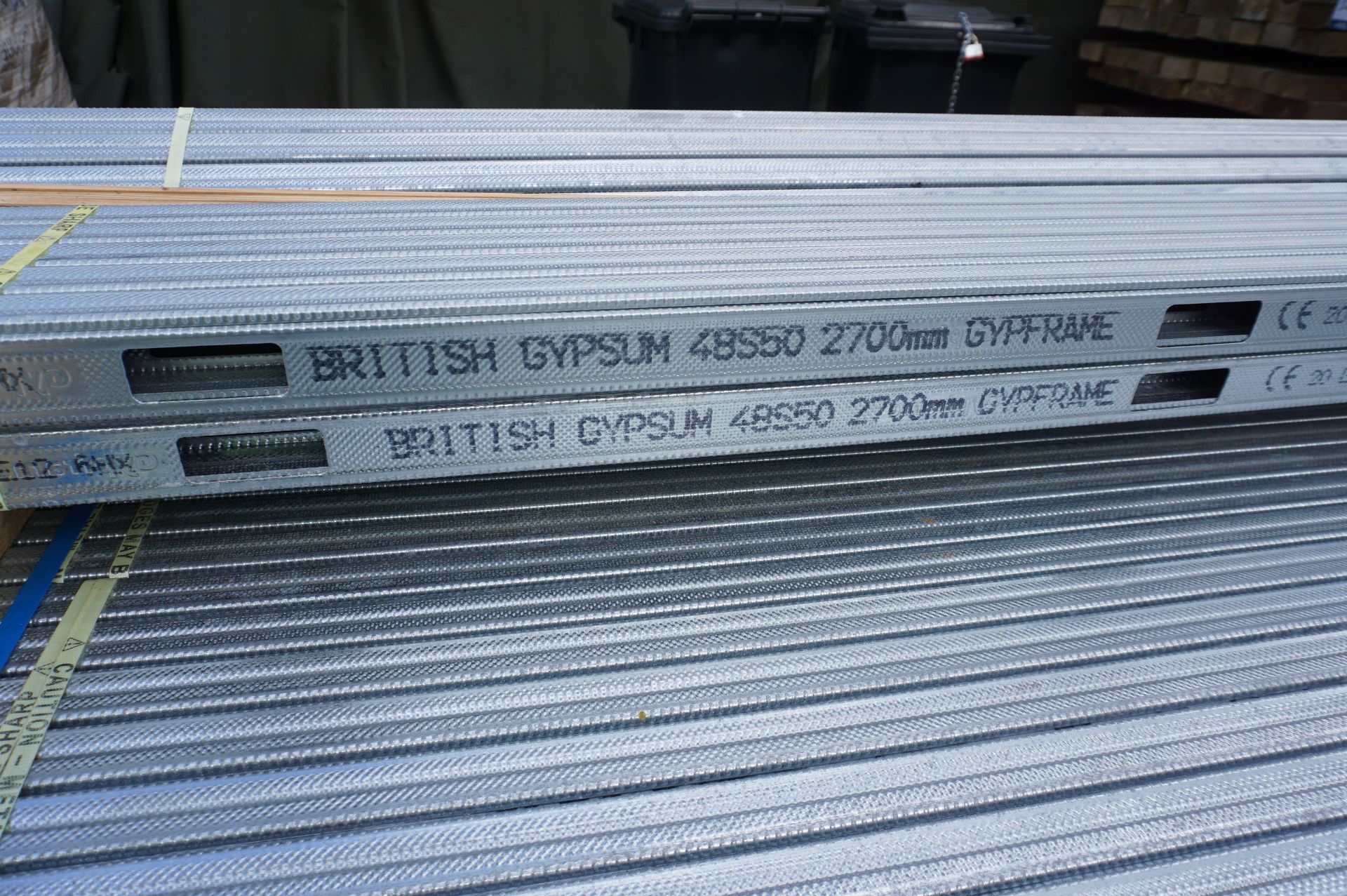 Large quantity of British Gypsum plasterboard components to include: 250x (no.) 48S50 x 2700mm and - Image 6 of 8