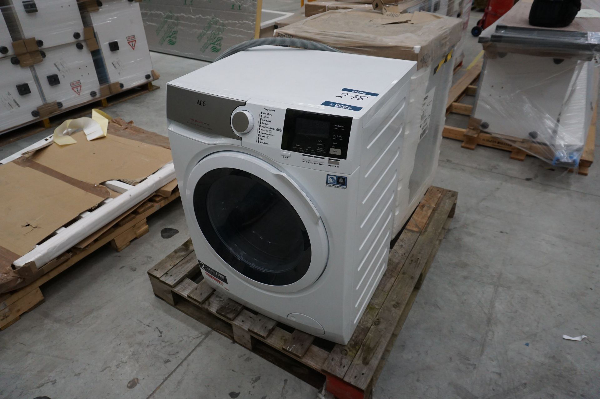 Zanussi, ZDT21001FA washing machine (unused) together with AEG, 7000 Series Kombi Dualsense washer/