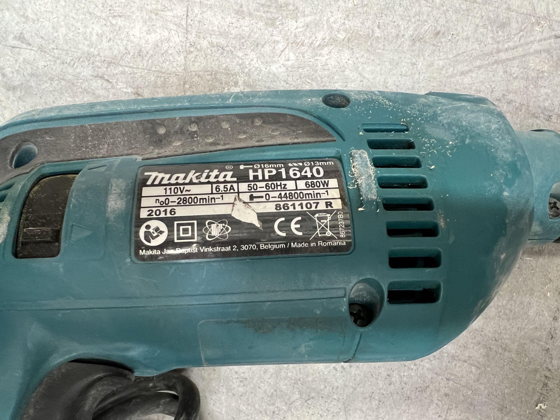 3x (no.) Makita, 110v power tools to include 4350FCT jigsaw (DOM: 2016), HP1640 pistol drill (DOM: - Image 3 of 5