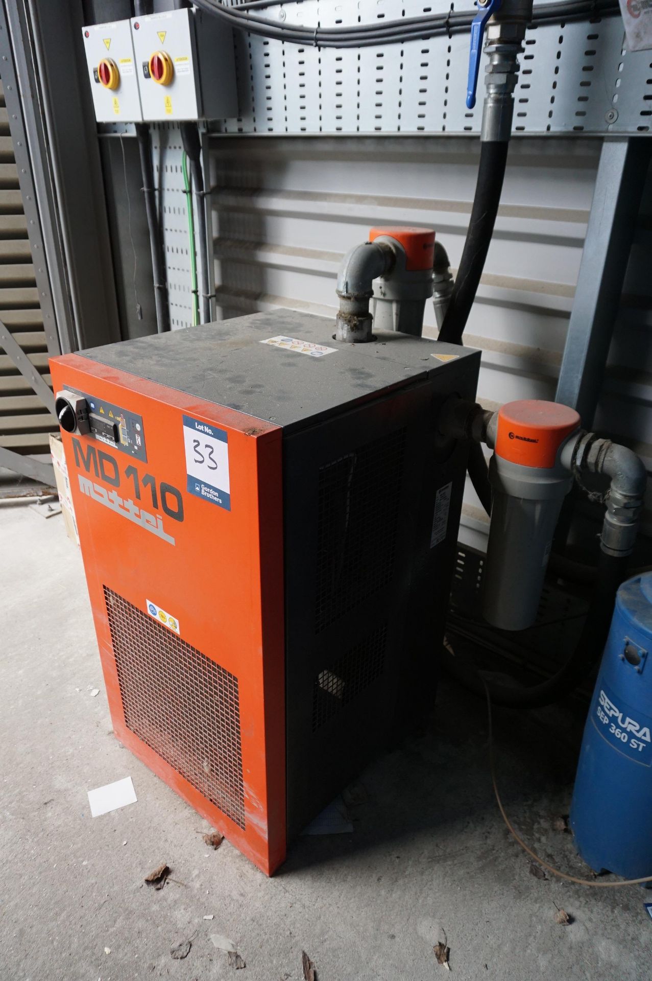 Mattei, MD110/AC compressed air dryer, Serial No. 17R004318 (DOM: 2017) - Image 3 of 7