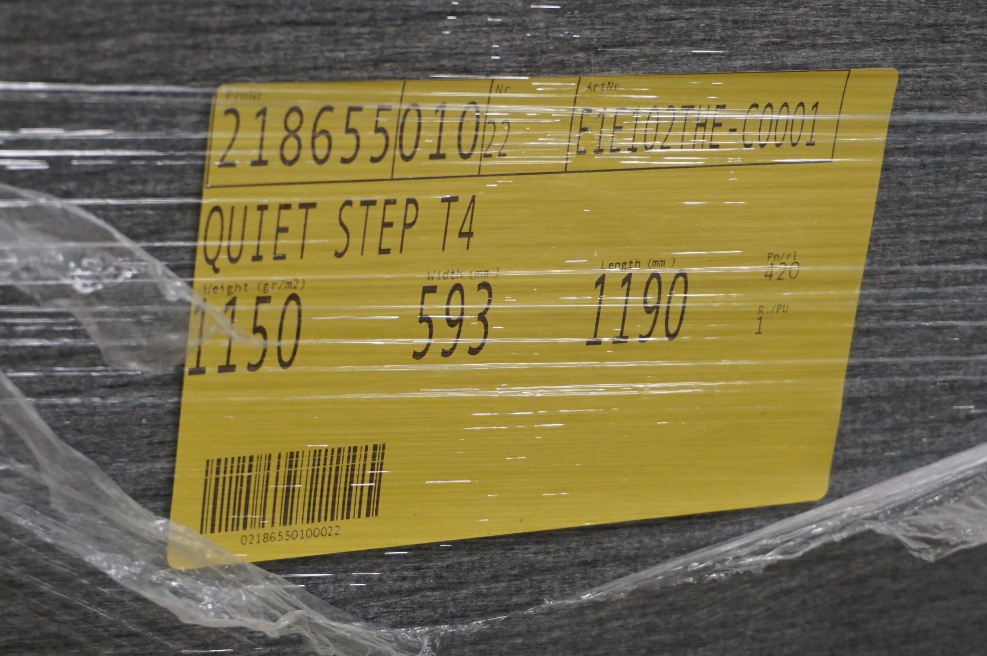 Quiet, Step T4 floor insulation on two pallets, approx. 700 sheets, 1190 x 593mm - Image 10 of 12