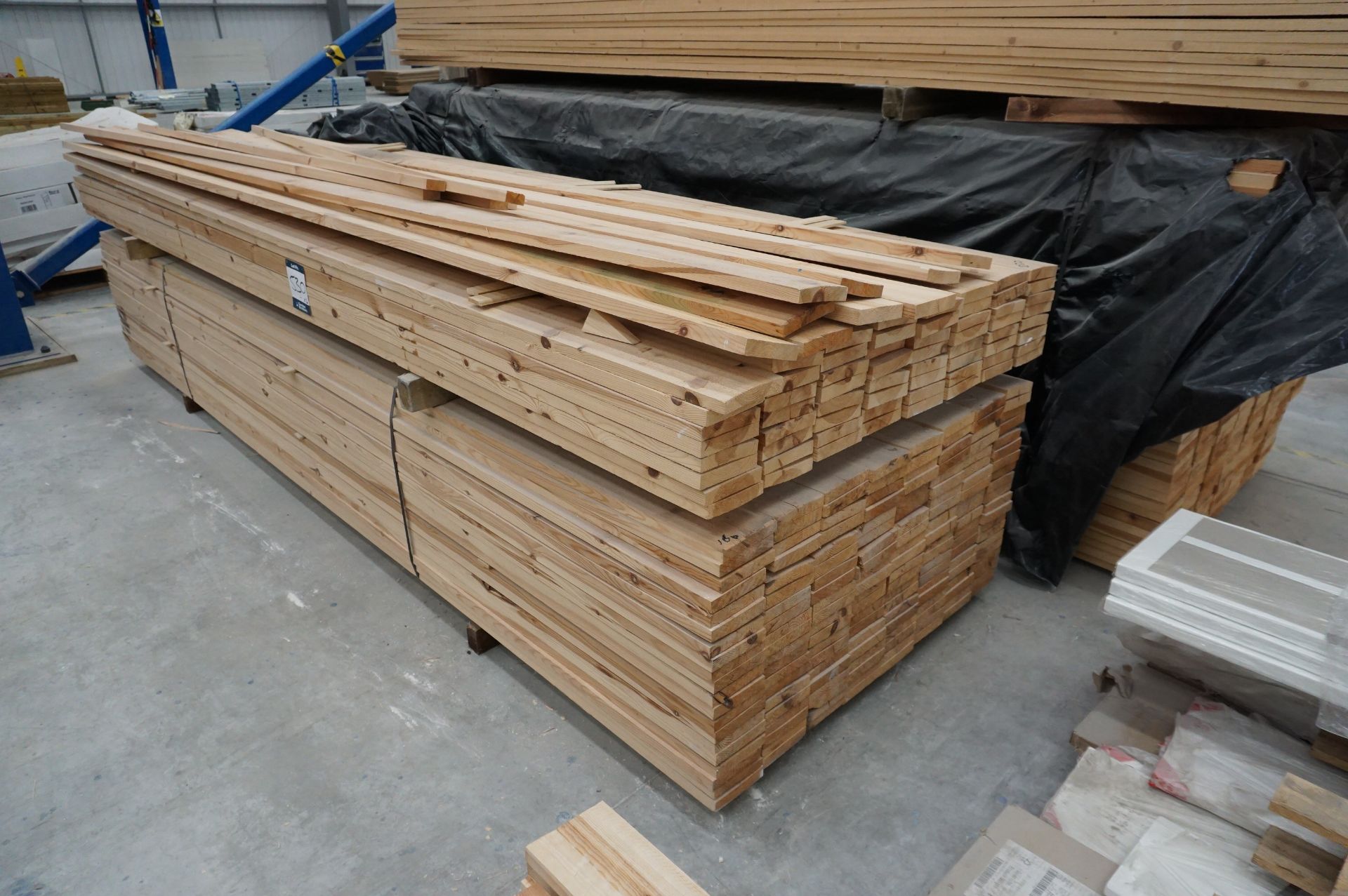 270x (no.) lengths 3.6m x 130mm x 25mm window cheeking timber