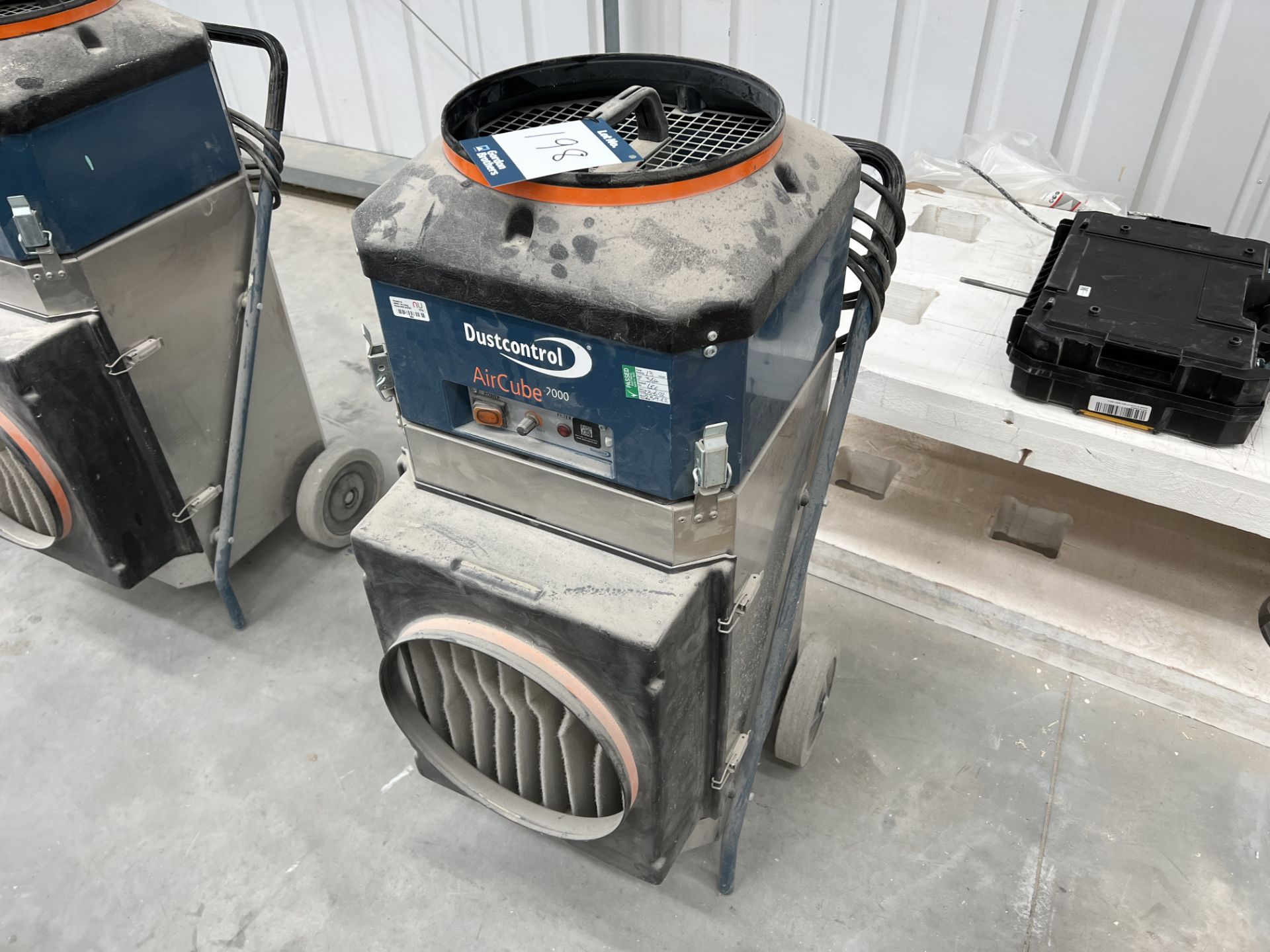 Dustcontrol DC, Aircube 2000, air cleaner, capacity 1850m³/h, 115v, 375 watt, Serial No. 8047665 ( - Image 2 of 5