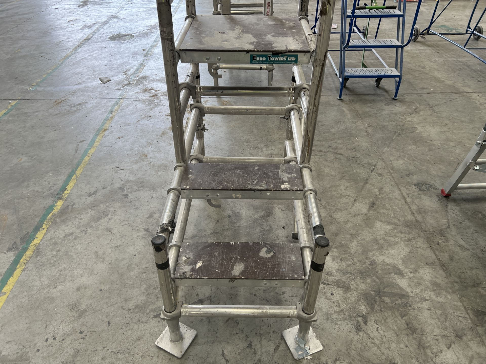 Euro Tower Ltd, aluminium mobile access platform, 2250mm (H) x 650mm (W) x 1300mm (D) - Image 4 of 5