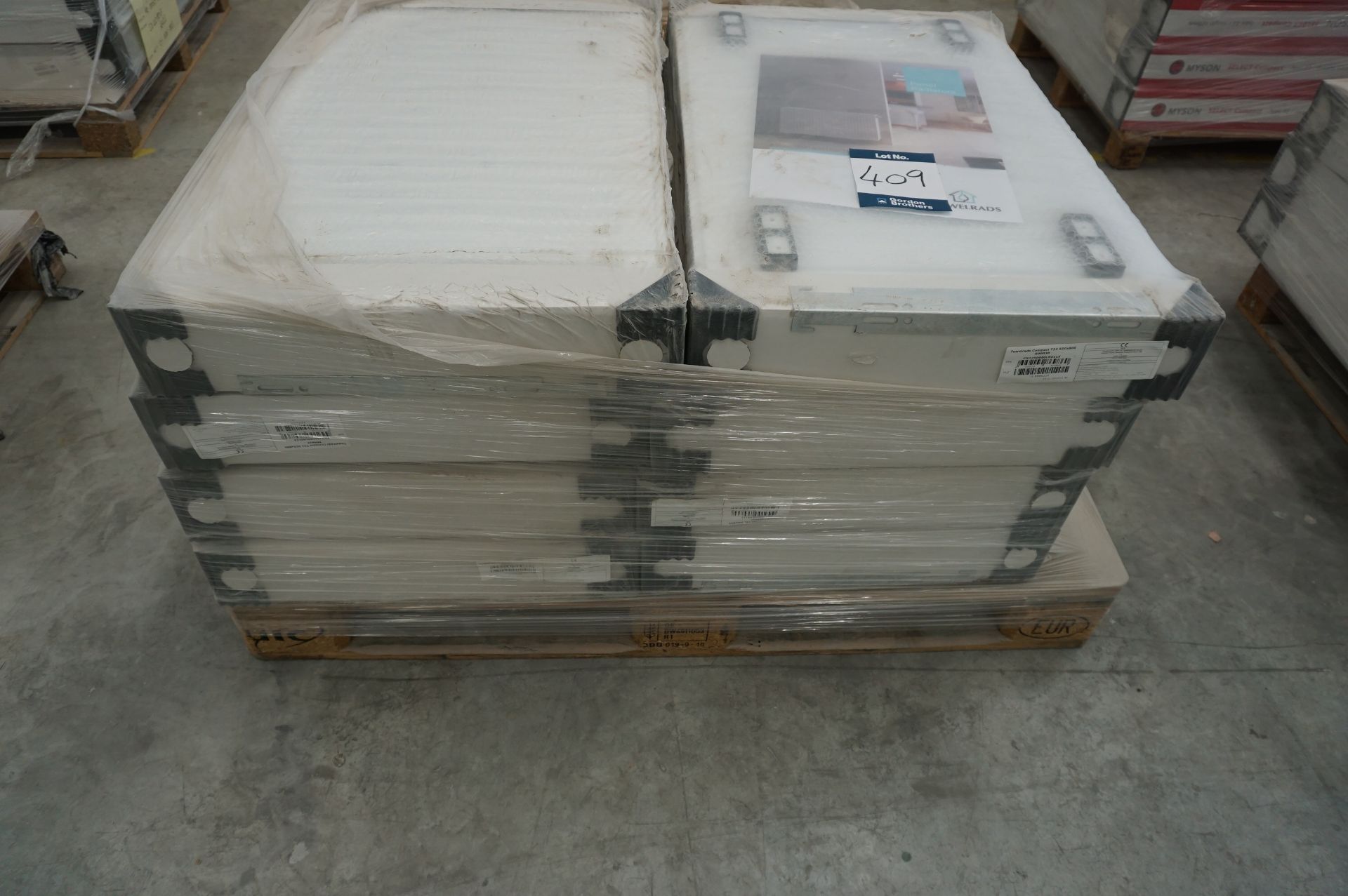 8x (no.) Towelrads, Compact T22 500 x 800mm white panel radiators, Part No. 2250080LN0113 - Image 2 of 4