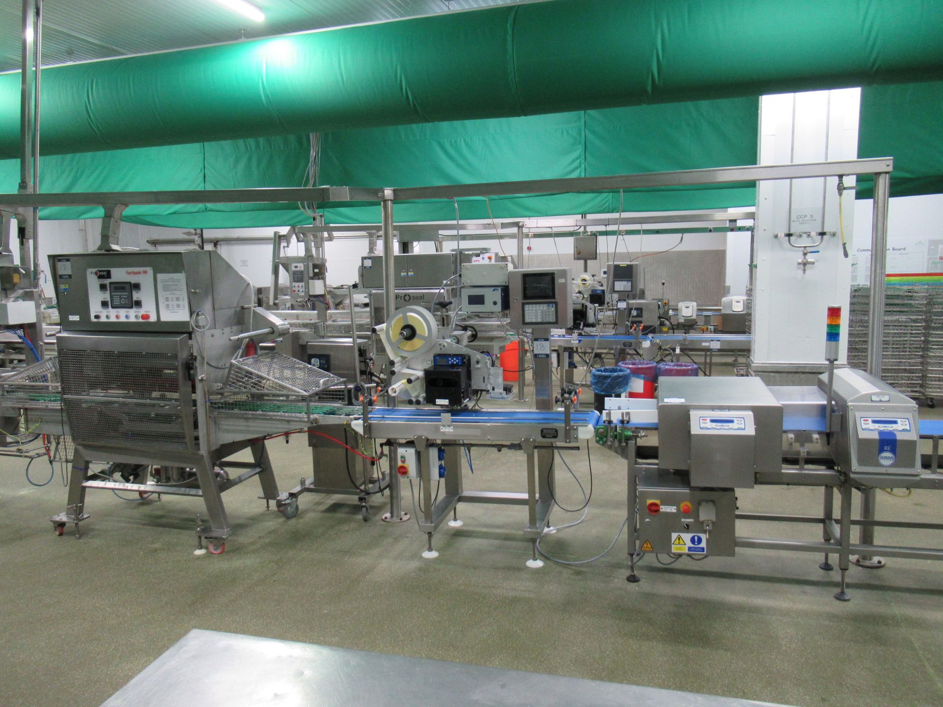 ALL INCLUSIVE LOTS 15-20: Tray filling and sealing line 3 comprised of; FP Packaging Machinery Ltd - Image 2 of 67