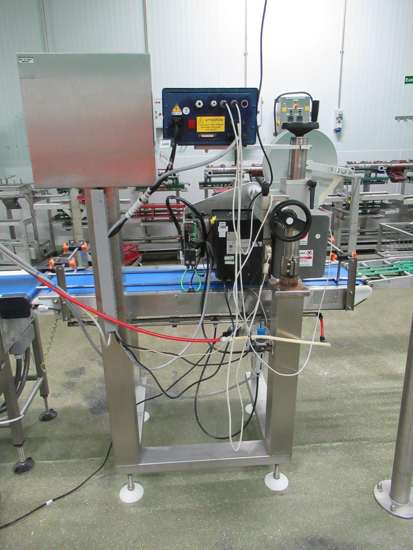 Altech Alcode TS SX label applicator. Serial no: 1407015015548 (2014) with Sato S8412RD barcode - Image 6 of 11