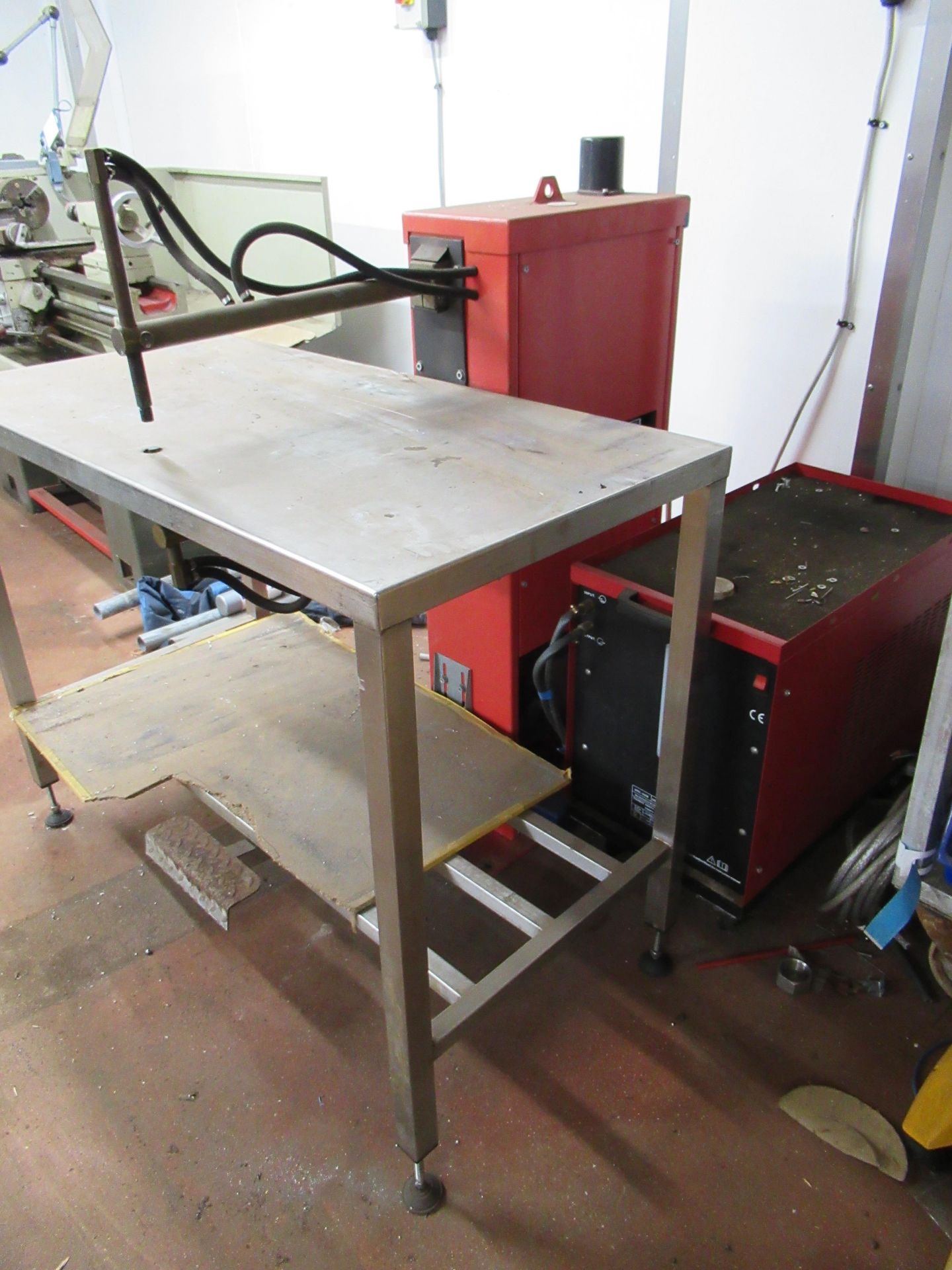 Tecna TE25 spot welder Serial no:1479 (2009) with water cooler NB: not in use – suitable for - Image 2 of 7