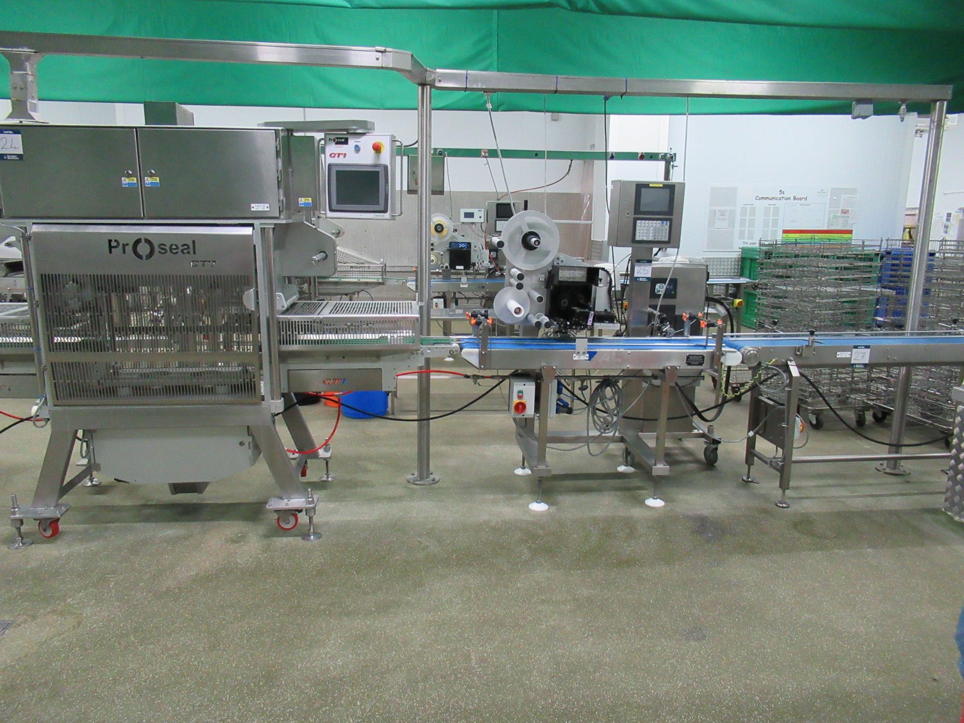 ALL INCLUSIVE LOTS 22-27: Tray filling and sealing line 4 comprised of; Turbo Systems Ltd tray - Image 2 of 63