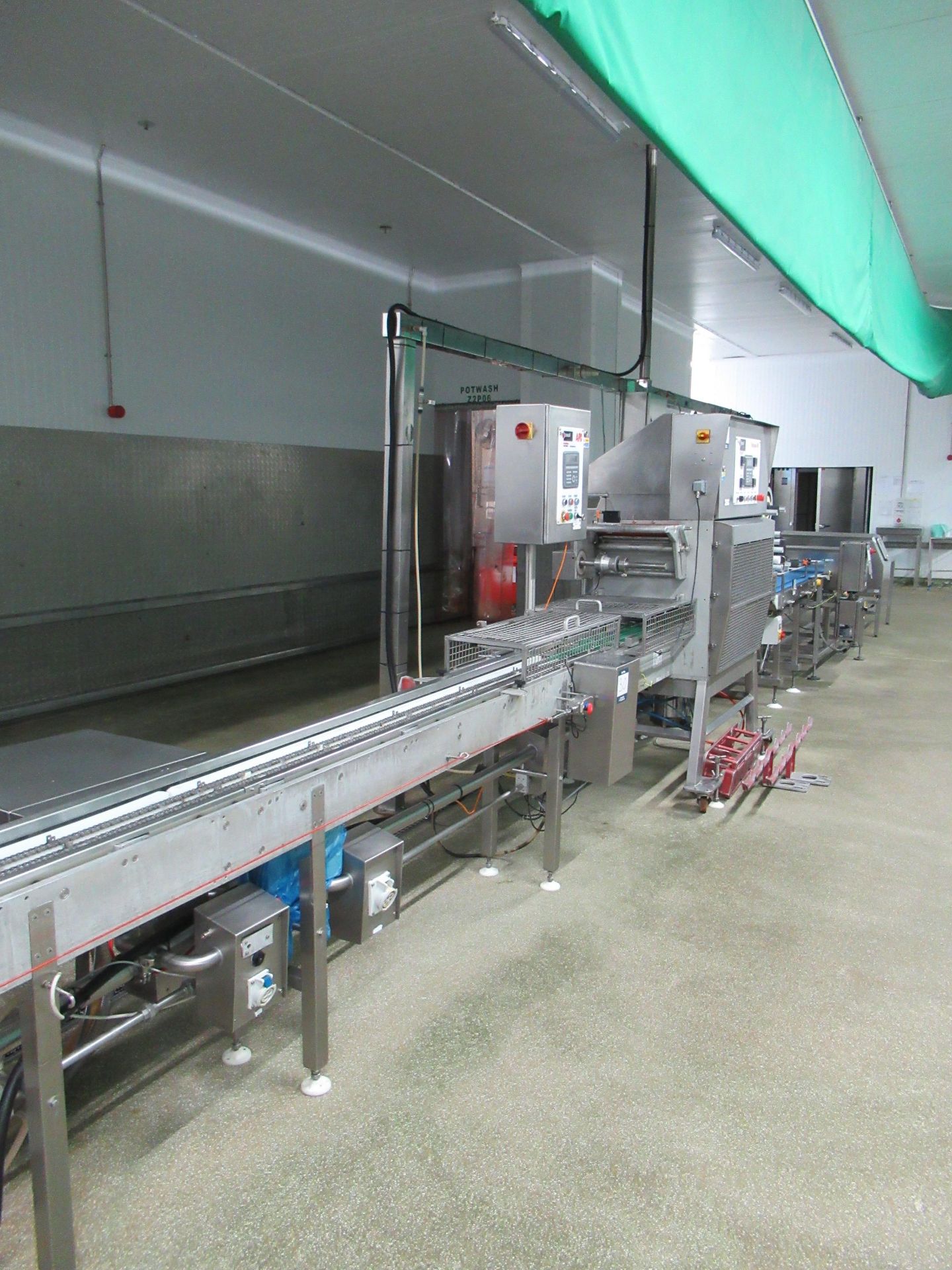 ALL INCLUSIVE LOTS 29-34: Tray filling and sealing line 5 comprised of; Turbo Systems tray denester.
